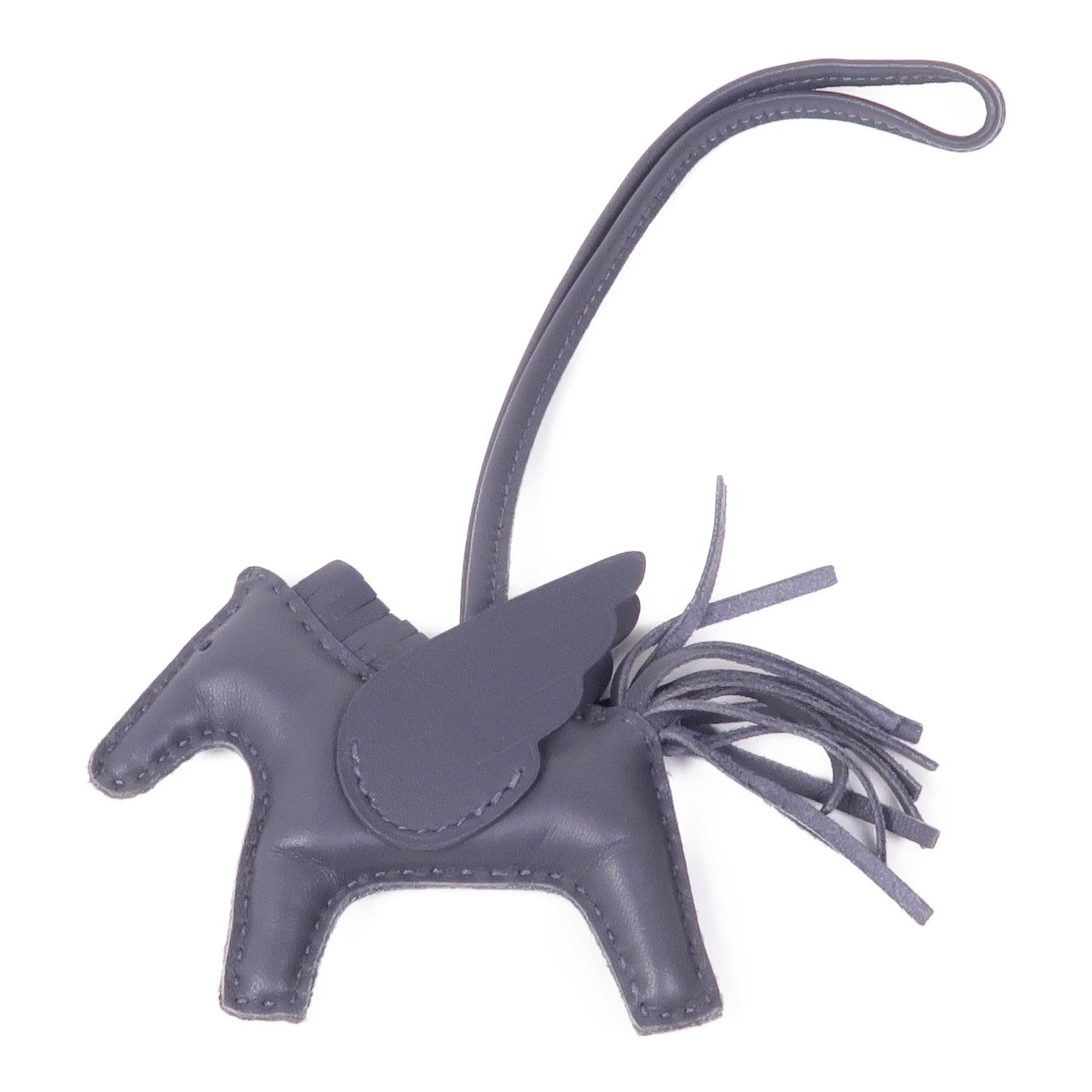 HERMES Milo/Swift皮革Rodeo Pegase PM Charm掛飾