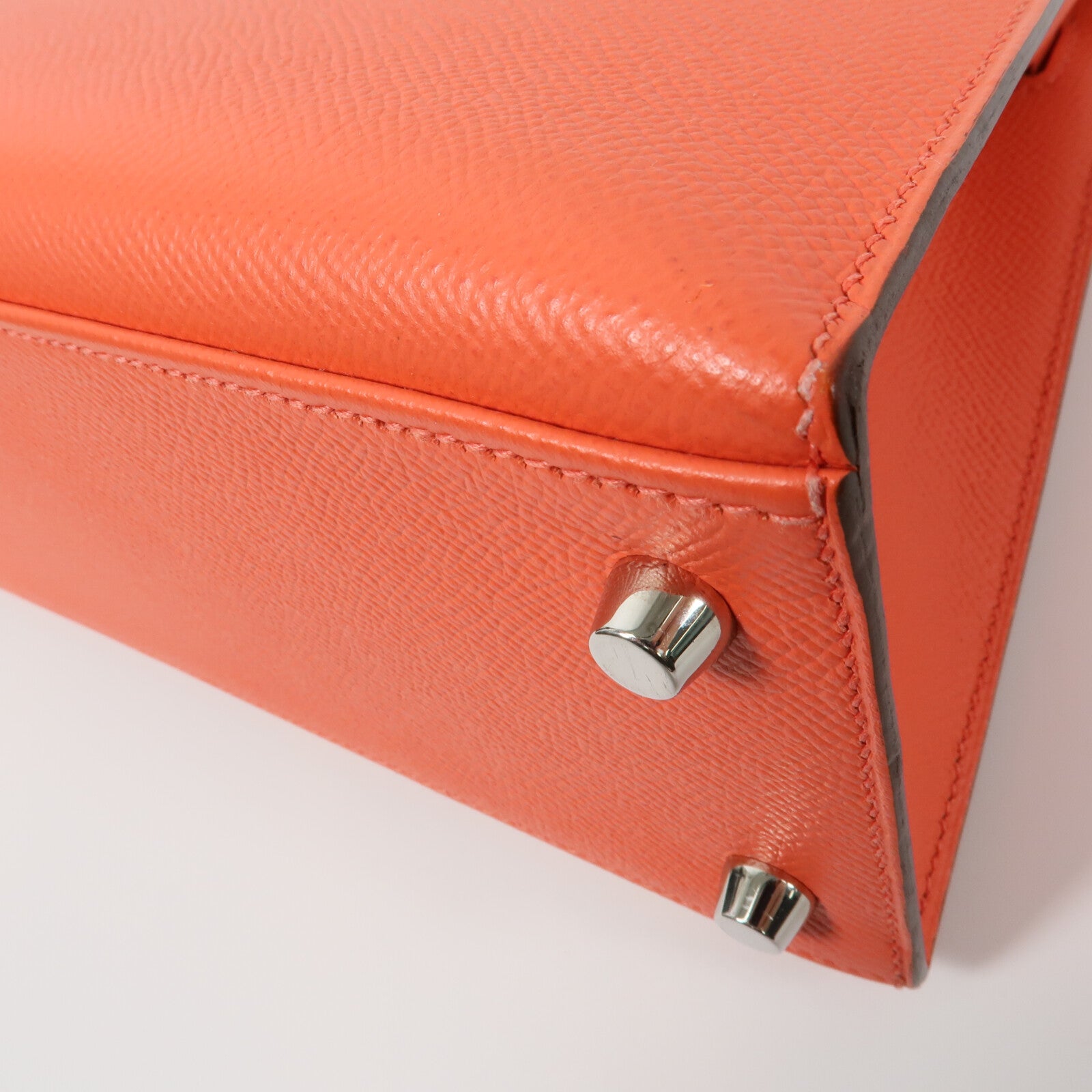 HERMES Epsom皮革Kelly 25手挽肩背兩用袋Rose Jaipur