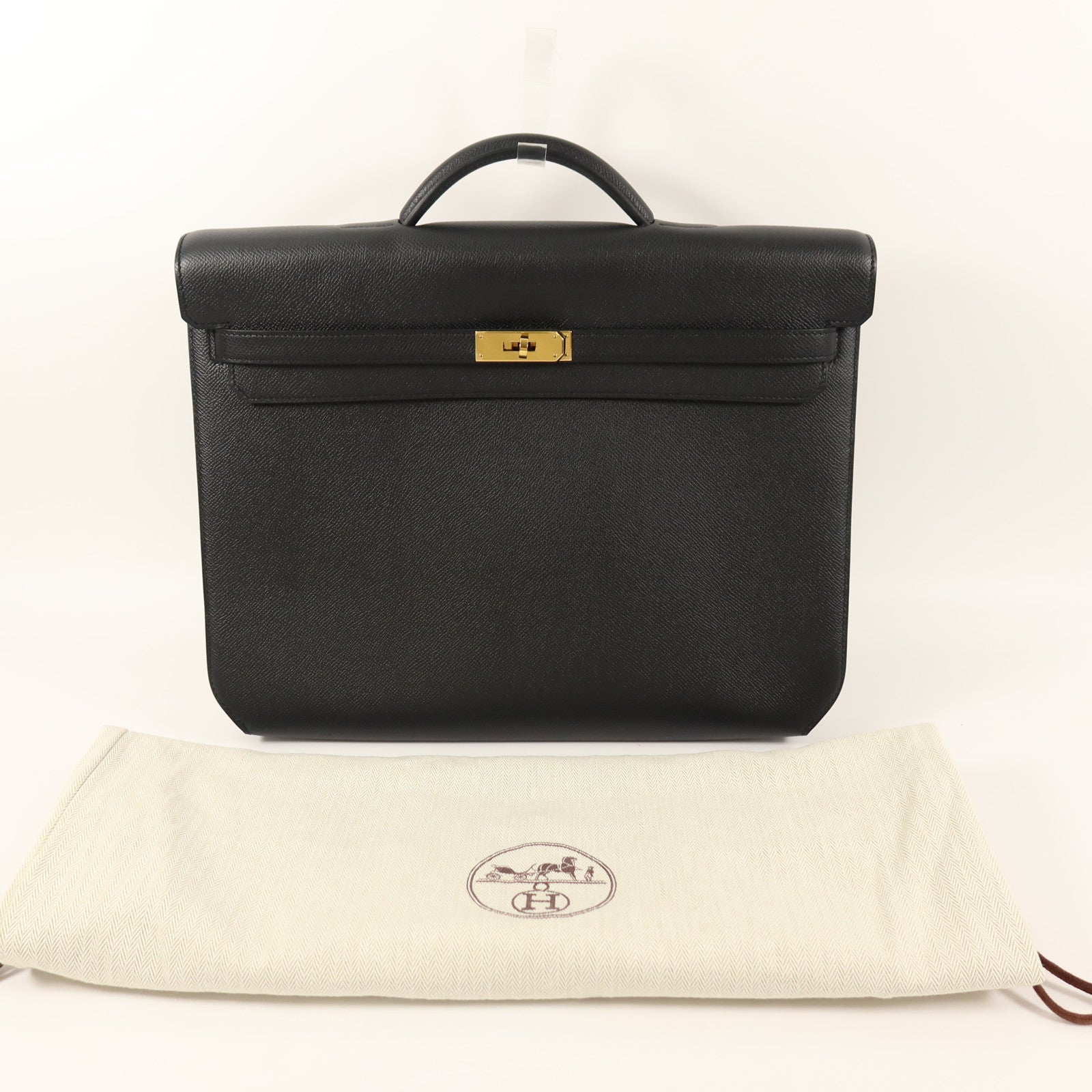 HERMES Epsom皮革Kelly Depeches 36手拿包