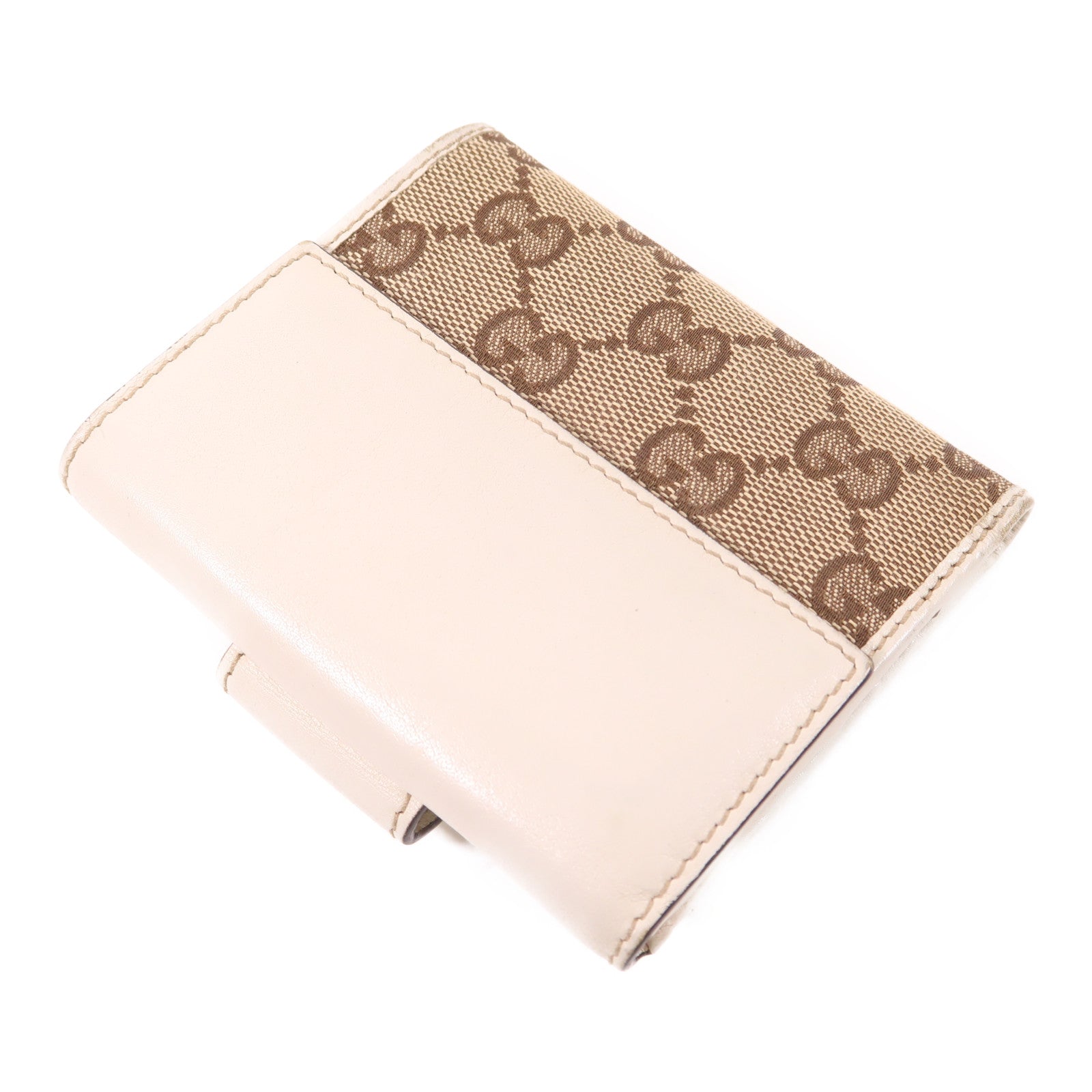 GUCCI 帆布Wallet金扣錢包