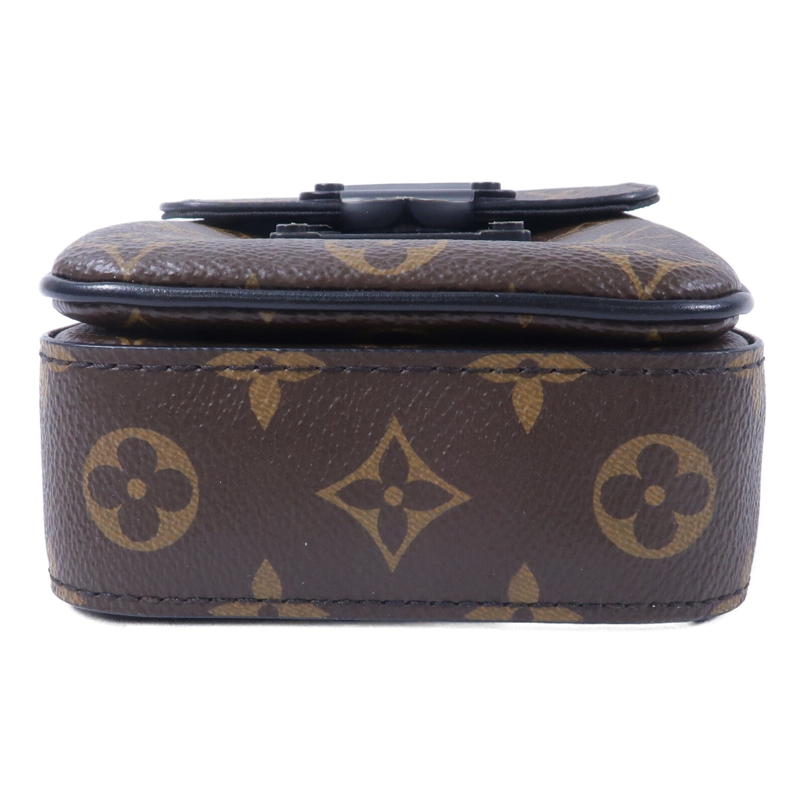 LOUIS VUITTON Monogram Macassar S-Lock肩背袋