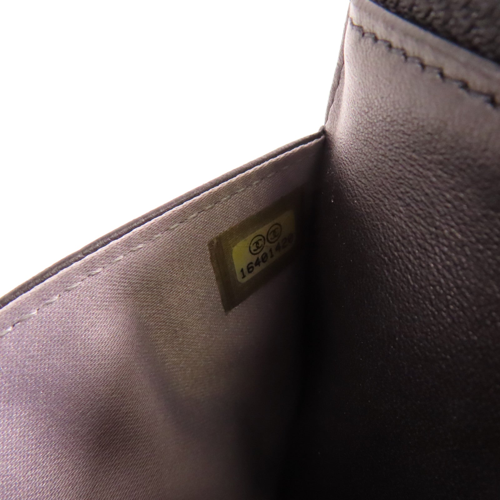 CHANEL 皮革Wallet On Chain銀扣鏈帶肩背袋