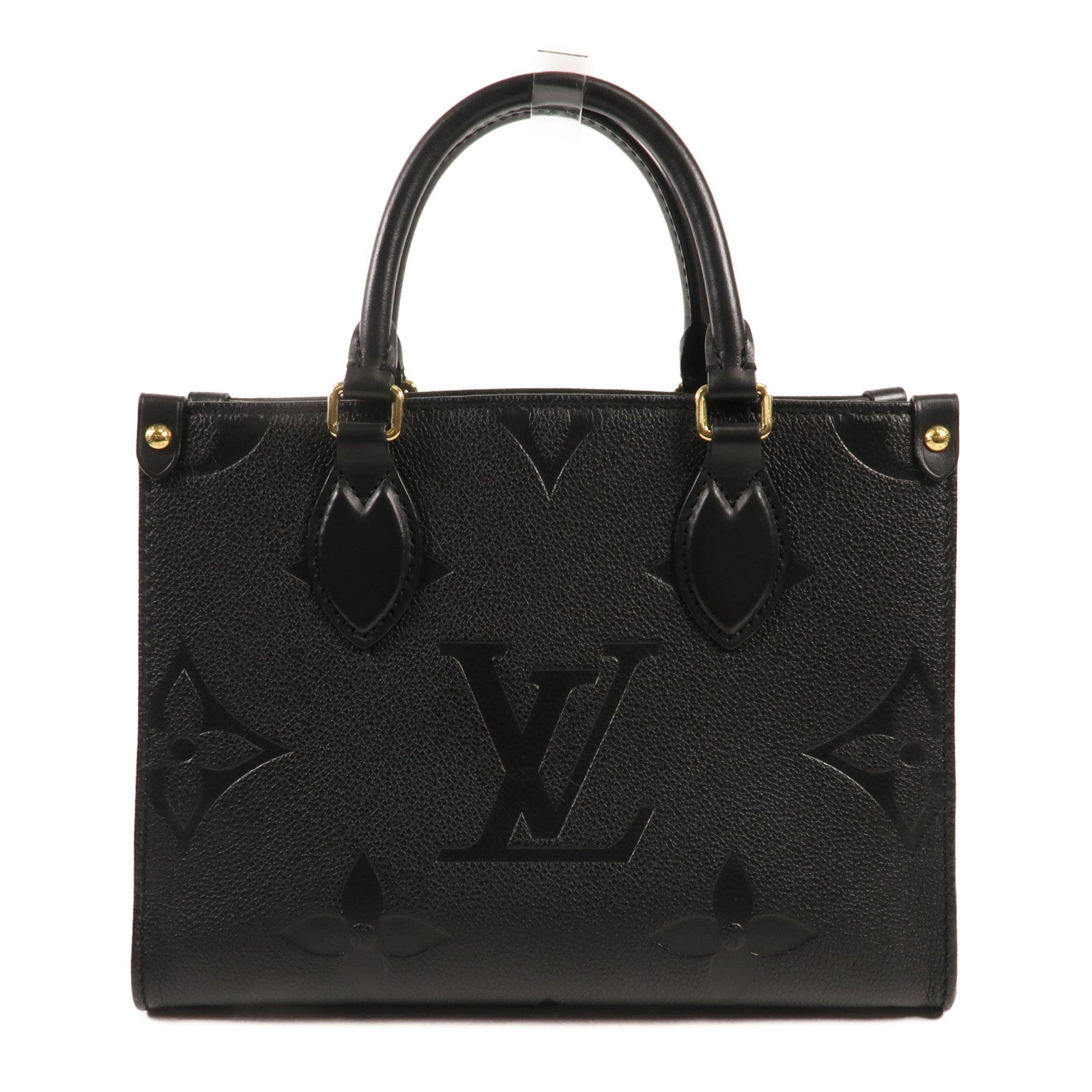LOUIS VUITTON Monogram Empreinte On The Go PM金扣手挽肩背兩用袋