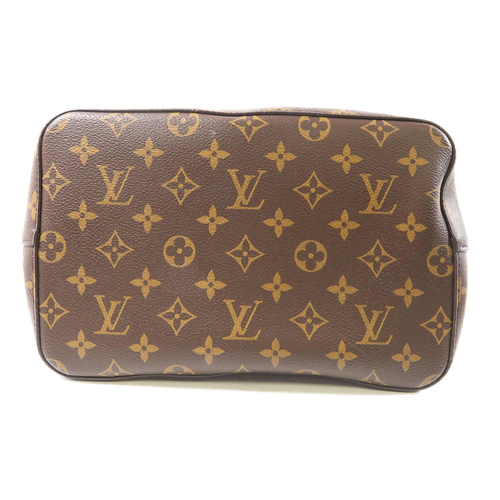 LOUIS VUITTON Monogram Neo Noe MM金扣肩背袋啡色/黑色
