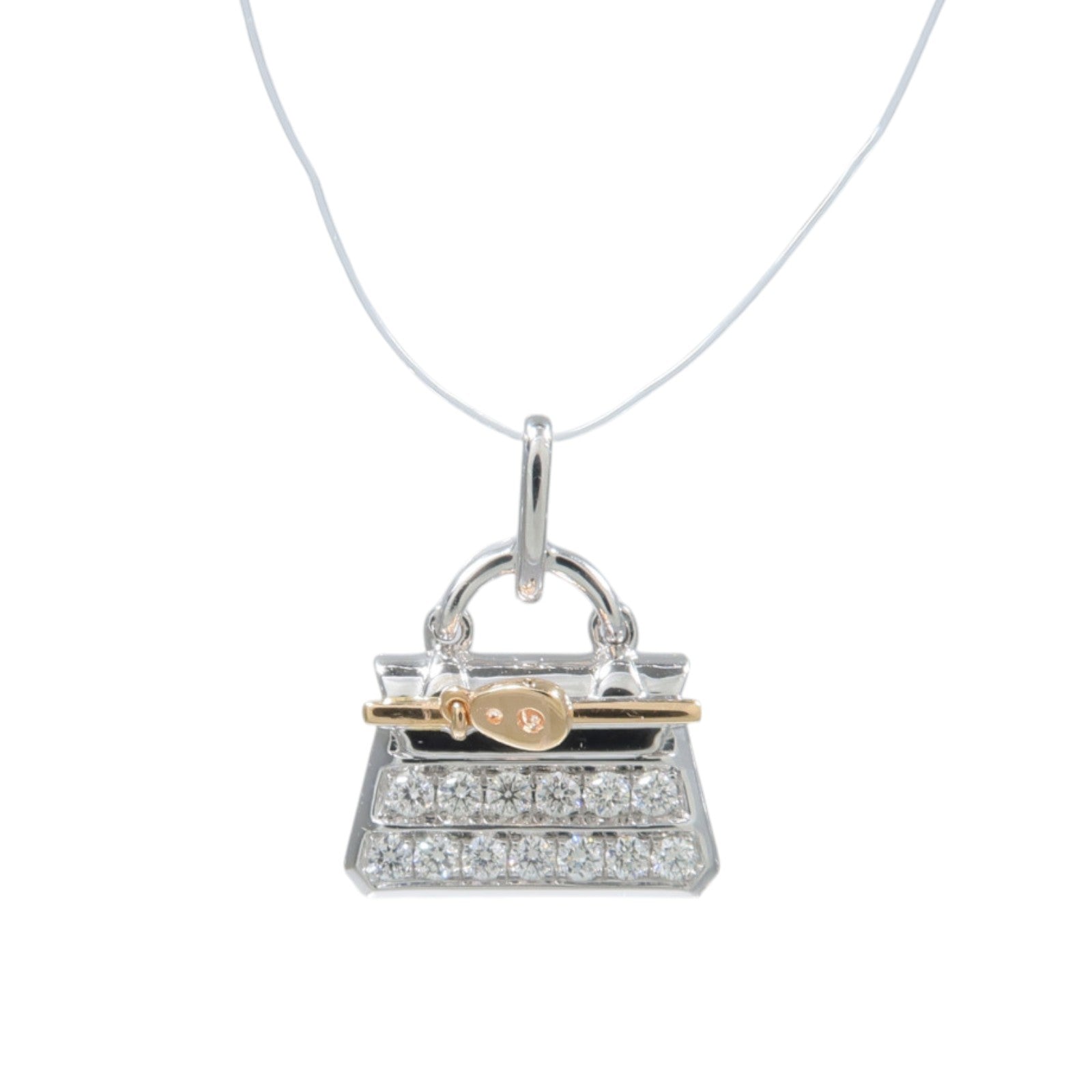 JEWELRY 18K白金/玫瑰金Diamond Pendant鑽石吊墜