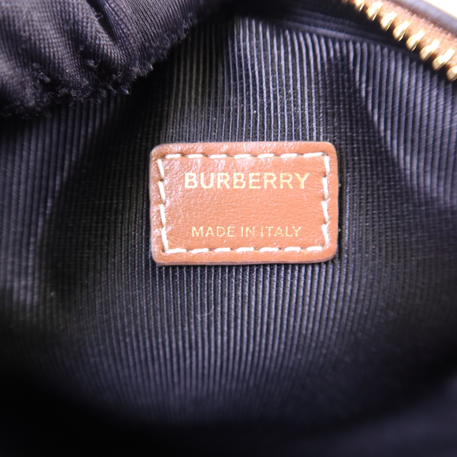 BURBERRY 帆布Louise金扣肩背袋