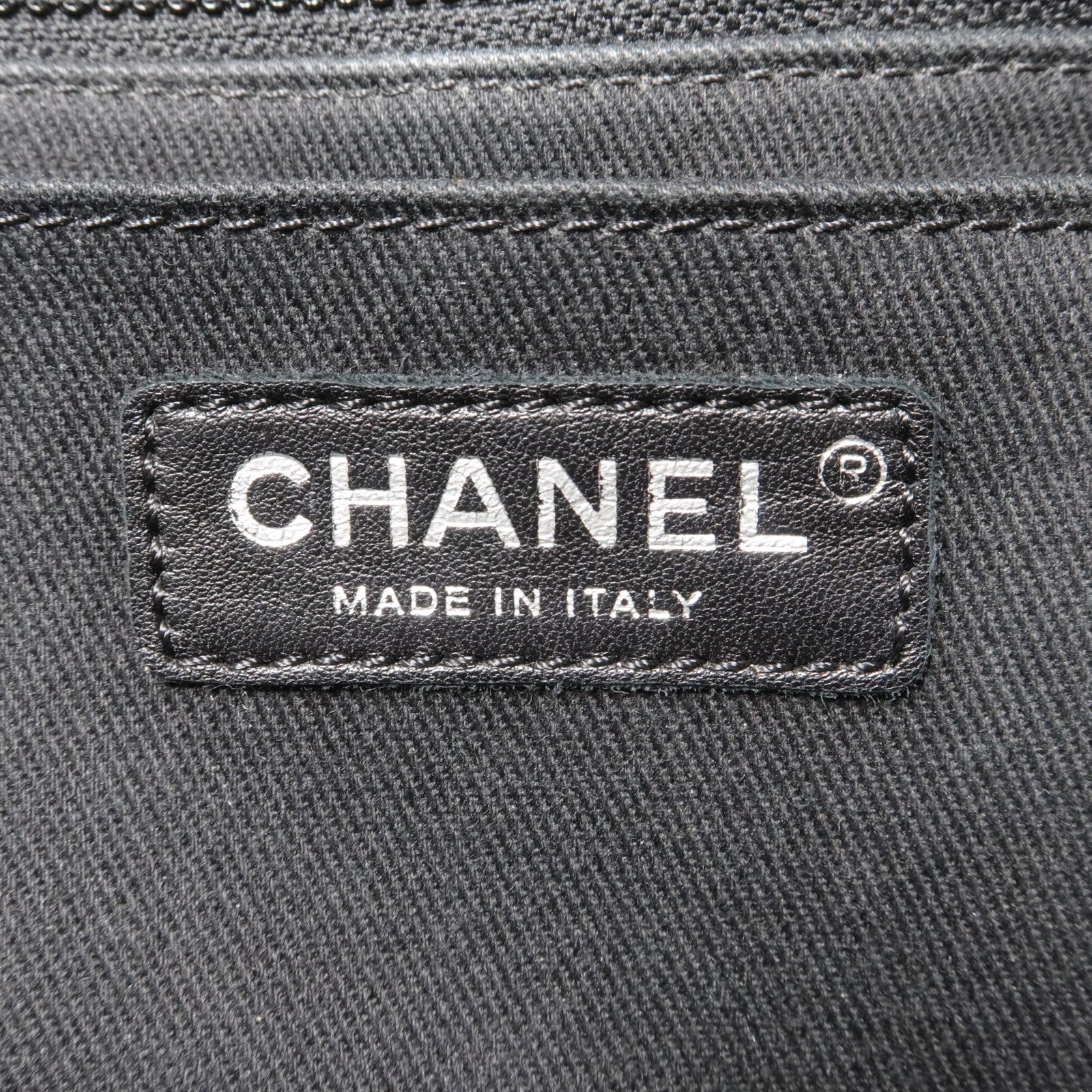 CHANEL 牛皮皮革2 Way Bag鏈帶手挽肩背兩用袋