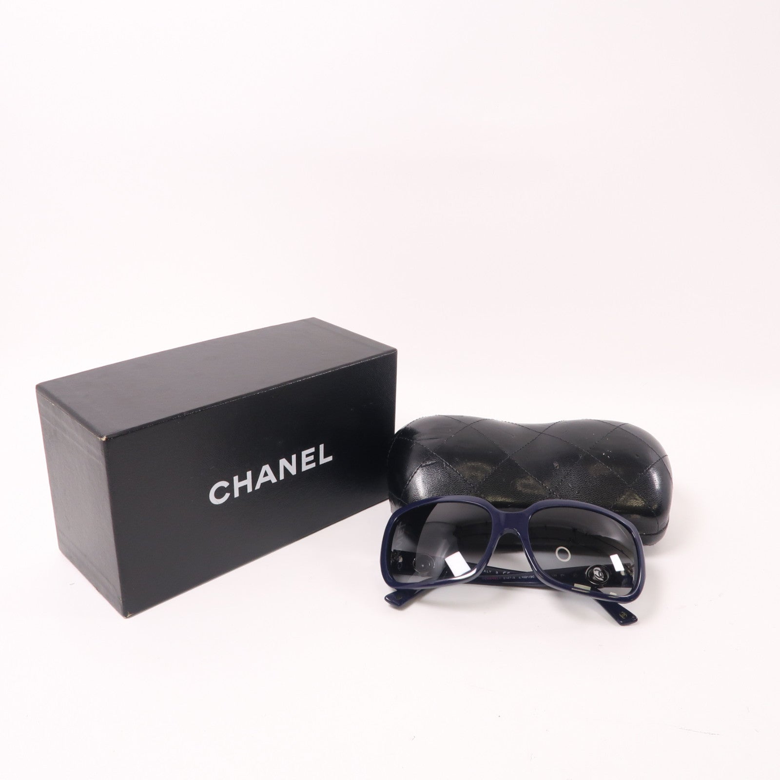 CHANEL PVC Sunglasses太陽眼鏡深藍色
