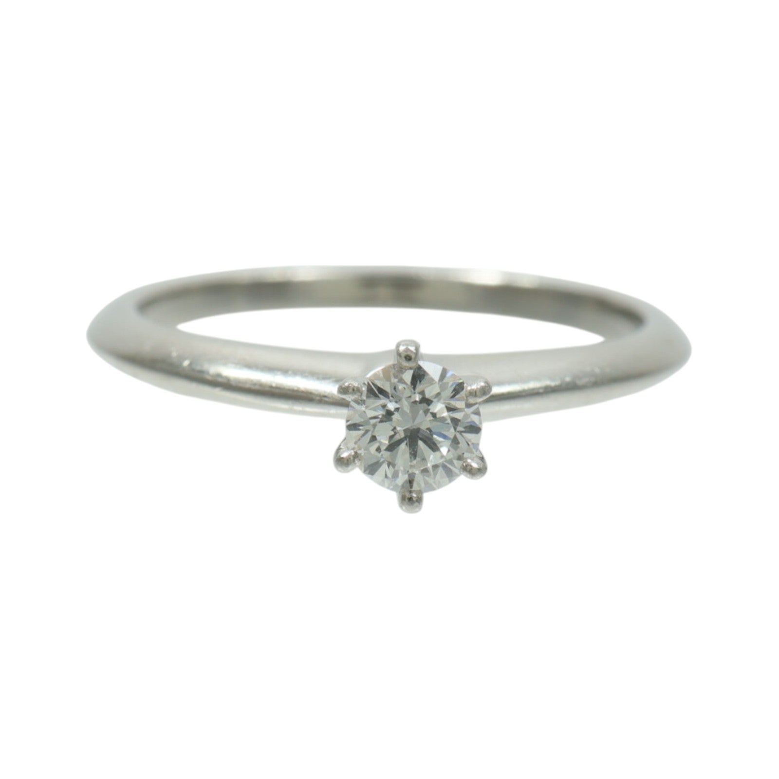 TIFFANY＆CO PT950鉑金TI SPTRD鑽石戒指