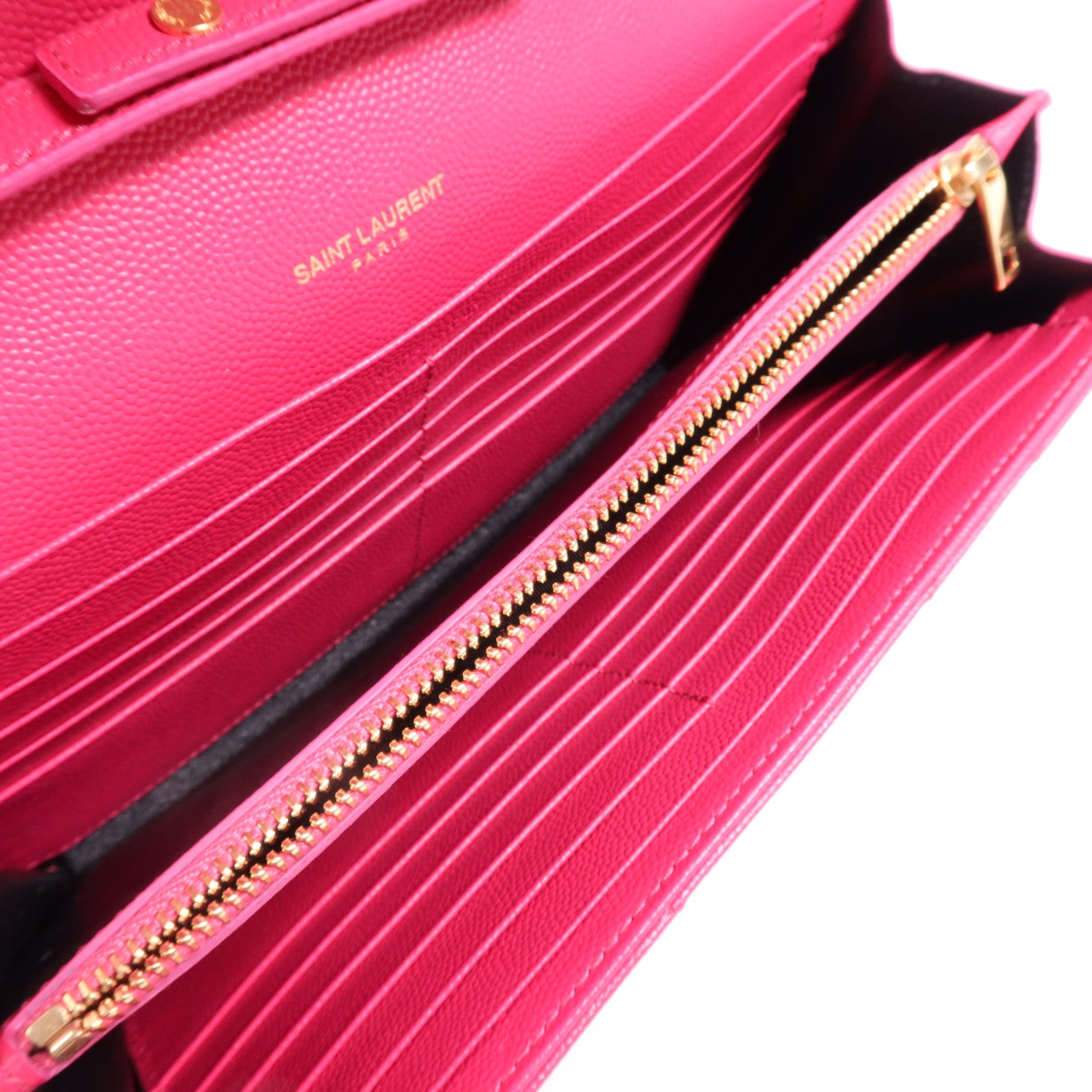 SAINT LAURENT 牛皮皮革Chain Shoulder金扣鏈帶肩背袋