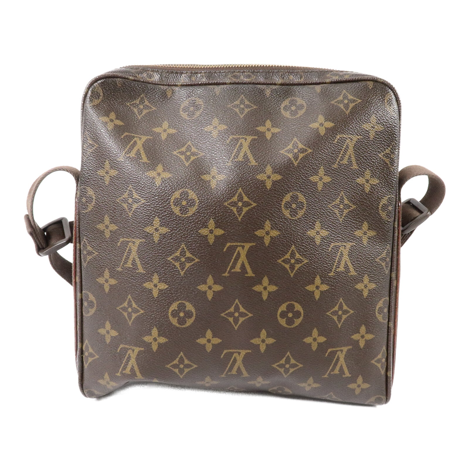LOUIS VUITTON Monogram Trotteur Beaubourg金扣肩背袋