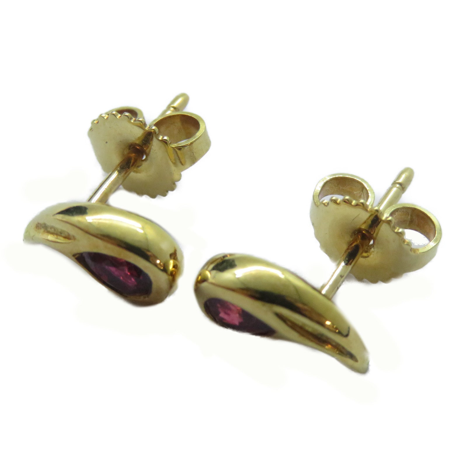 TIFFANY＆CO 18K金Ruby Earrings耳環