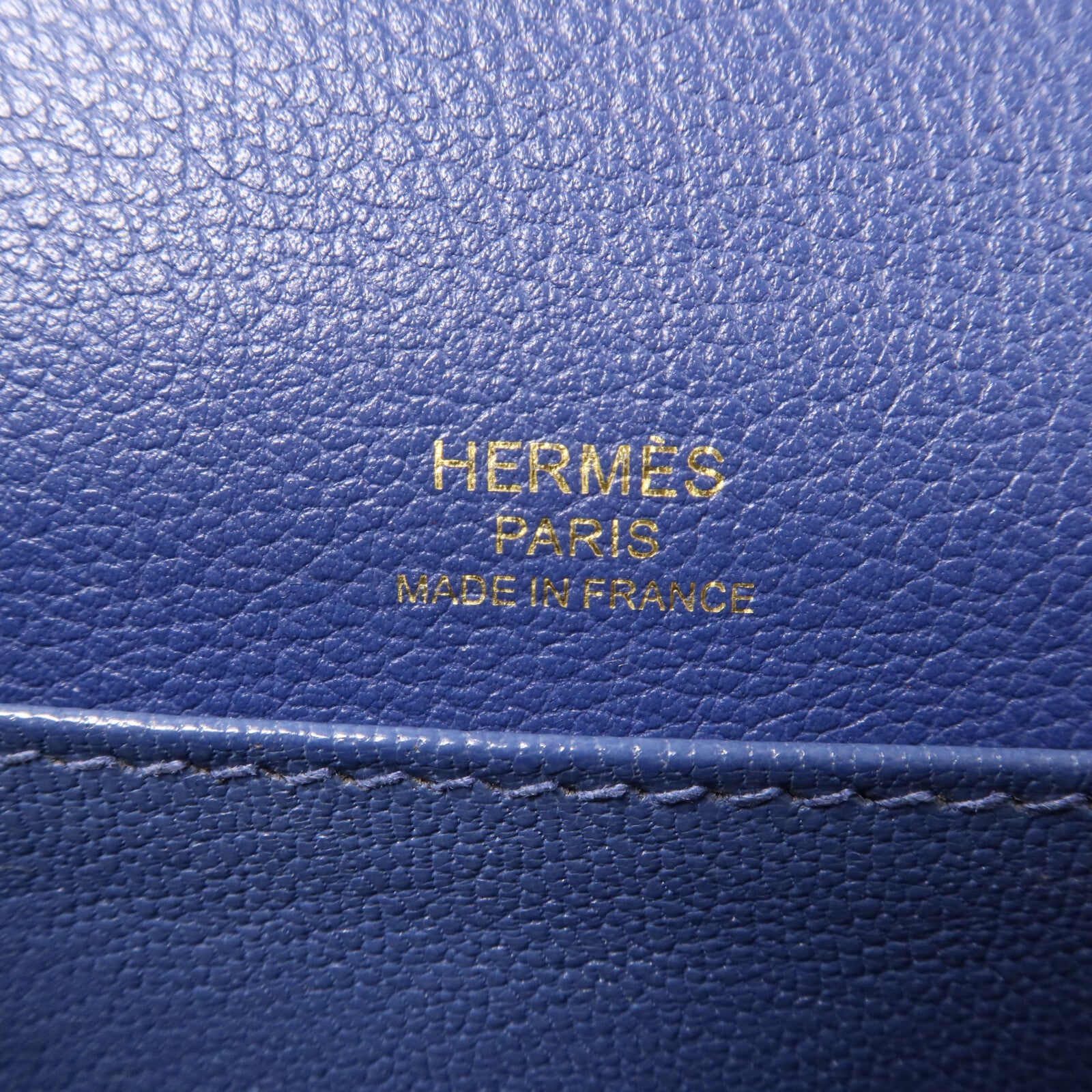 HERMES Evercolor皮革Roulis Mini肩背袋Bleu Agate