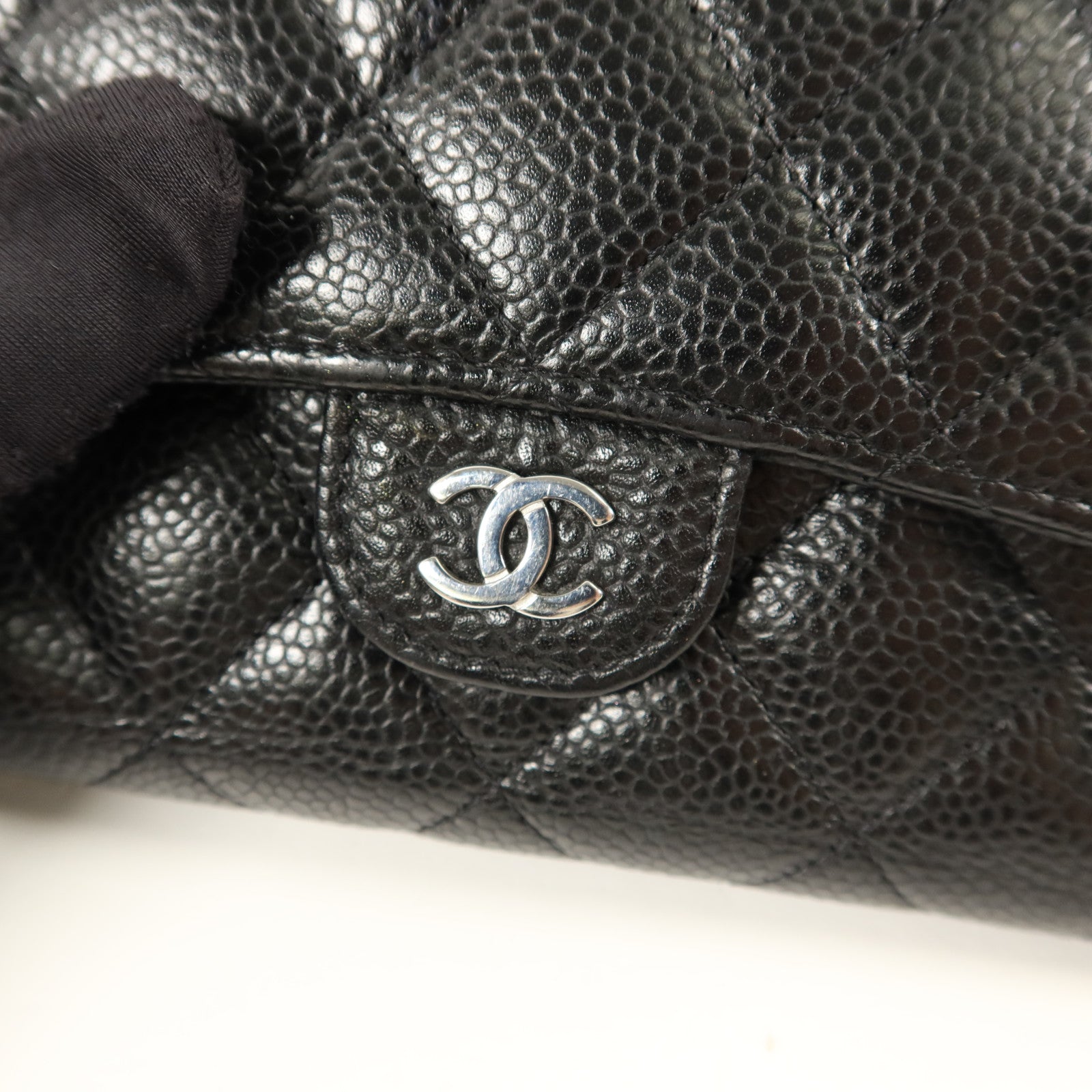 CHANEL 牛皮皮革Classic Medium Flap Wallet錢包