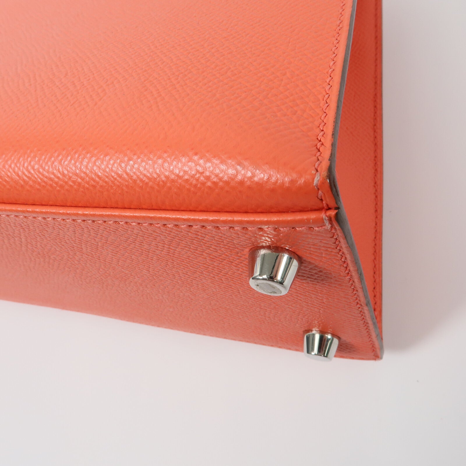 HERMES Epsom皮革Kelly 25手挽肩背兩用袋Rose Jaipur