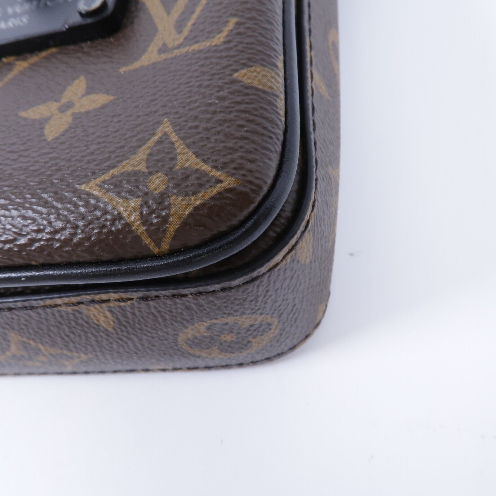 LOUIS VUITTON Monogram Macassar S-Lock肩背袋