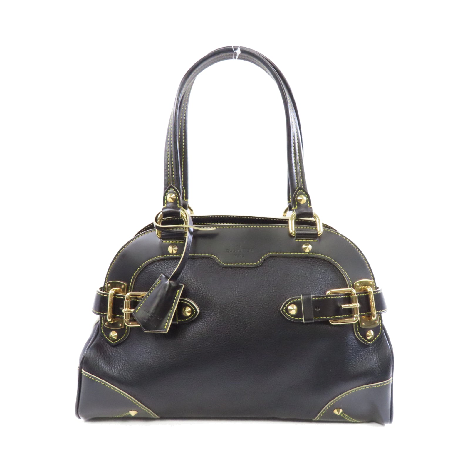 LOUIS VUITTON Suhari皮革Le Radieux金扣手挽袋黑色