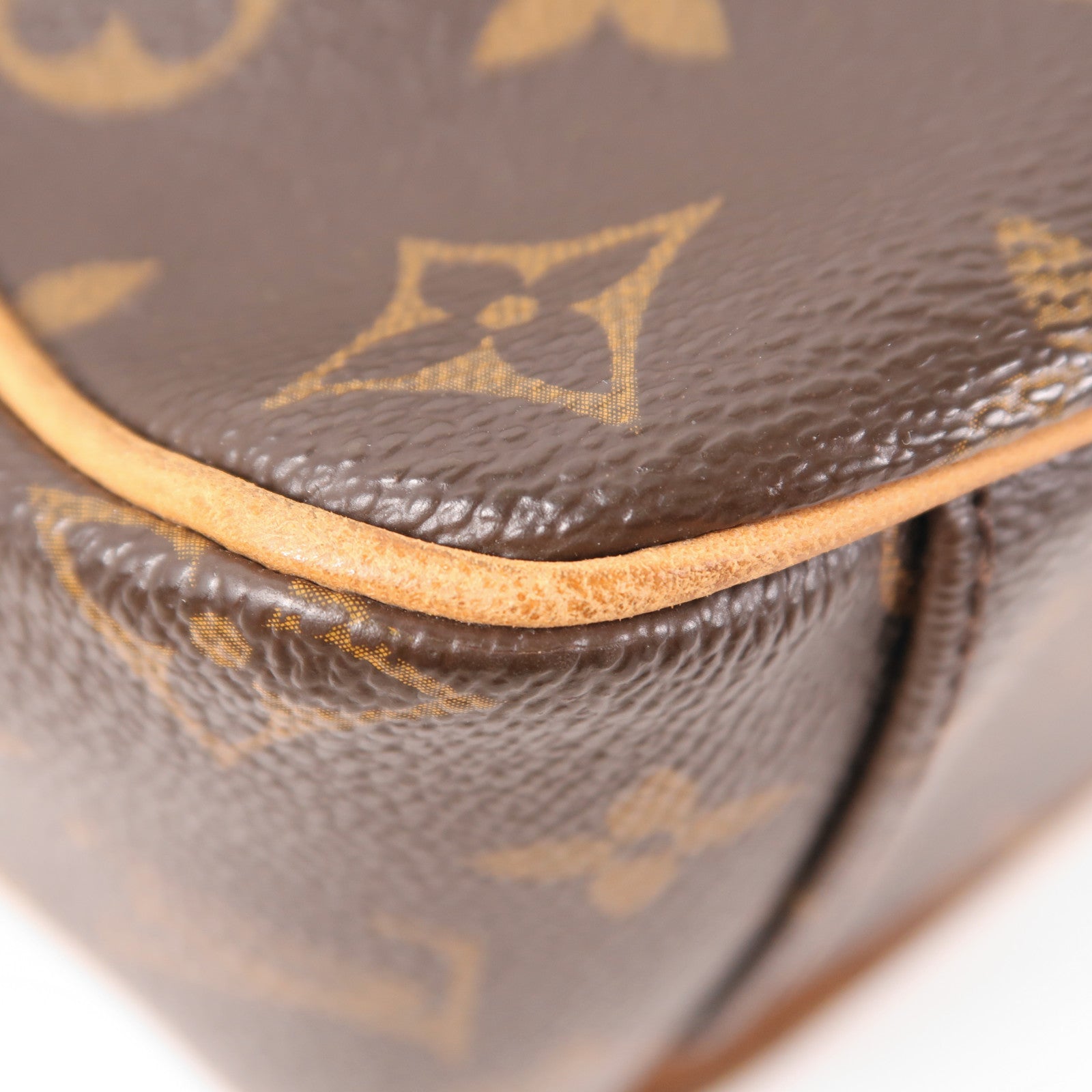 LOUIS VUITTON LV GHW Valmy GM Shoulder Bag M40526 Monogram Brown