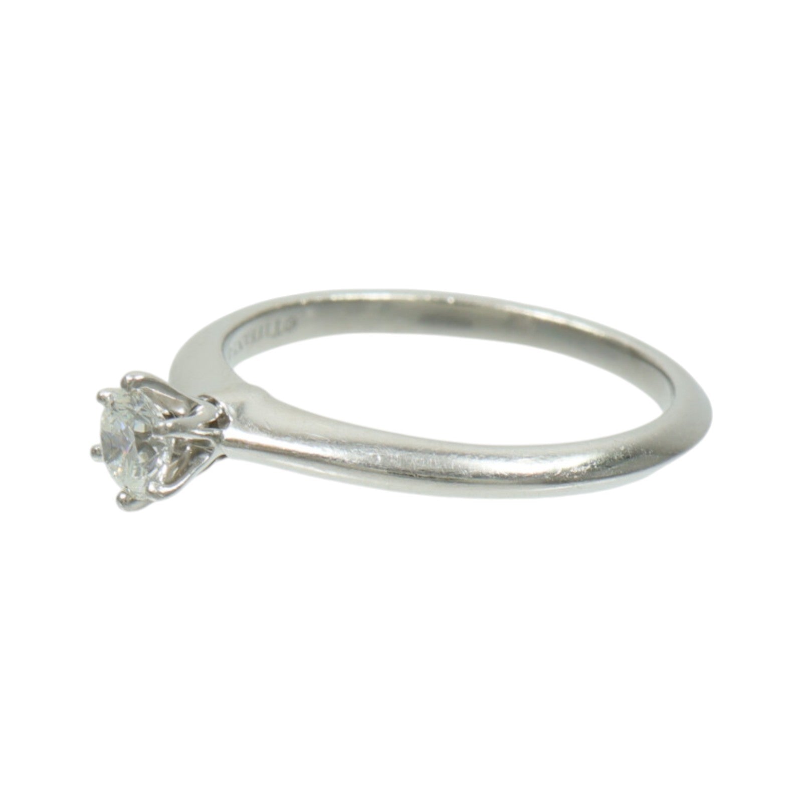 TIFFANY＆CO PT950鉑金TI SPTRD鑽石戒指