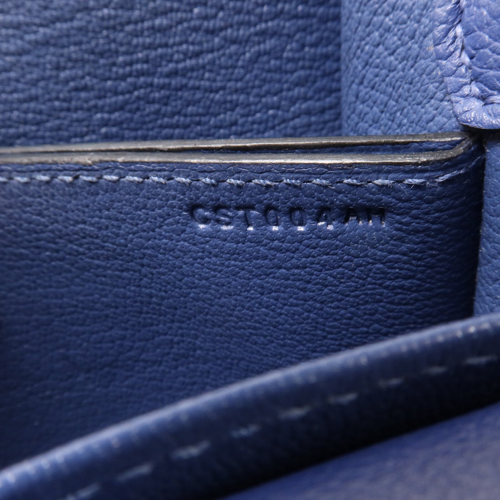 HERMES Evercolor皮革Roulis Mini肩背袋Bleu Agate