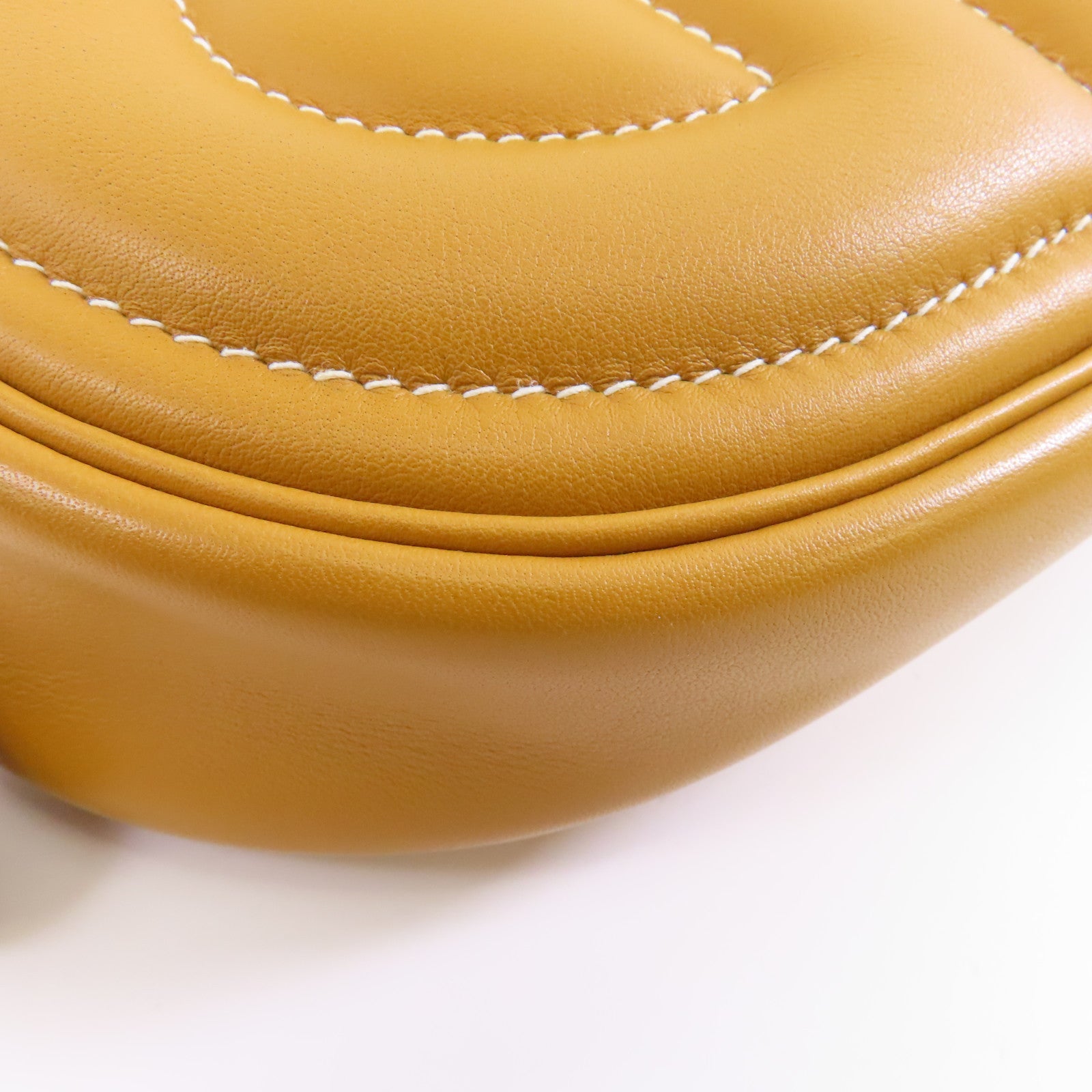 HERMES Swift皮革In The Loop Belt Bag銀扣肩背袋Sesame/Lime/棕色/黃色