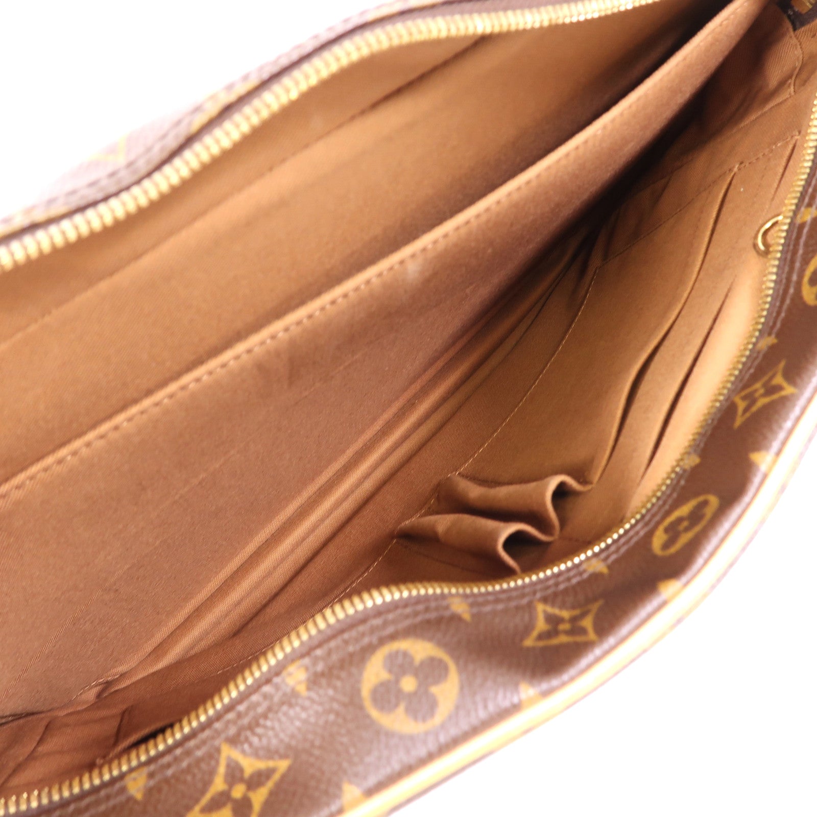 LOUIS VUITTON LV GHW Valmy GM Shoulder Bag M40526 Monogram Brown