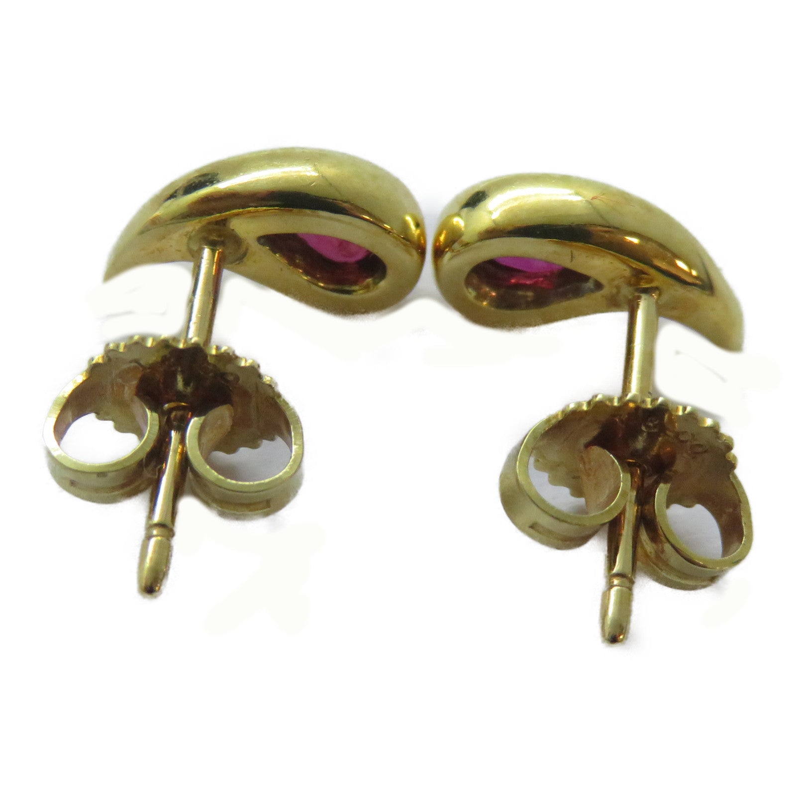 TIFFANY＆CO 18K金Ruby Earrings耳環