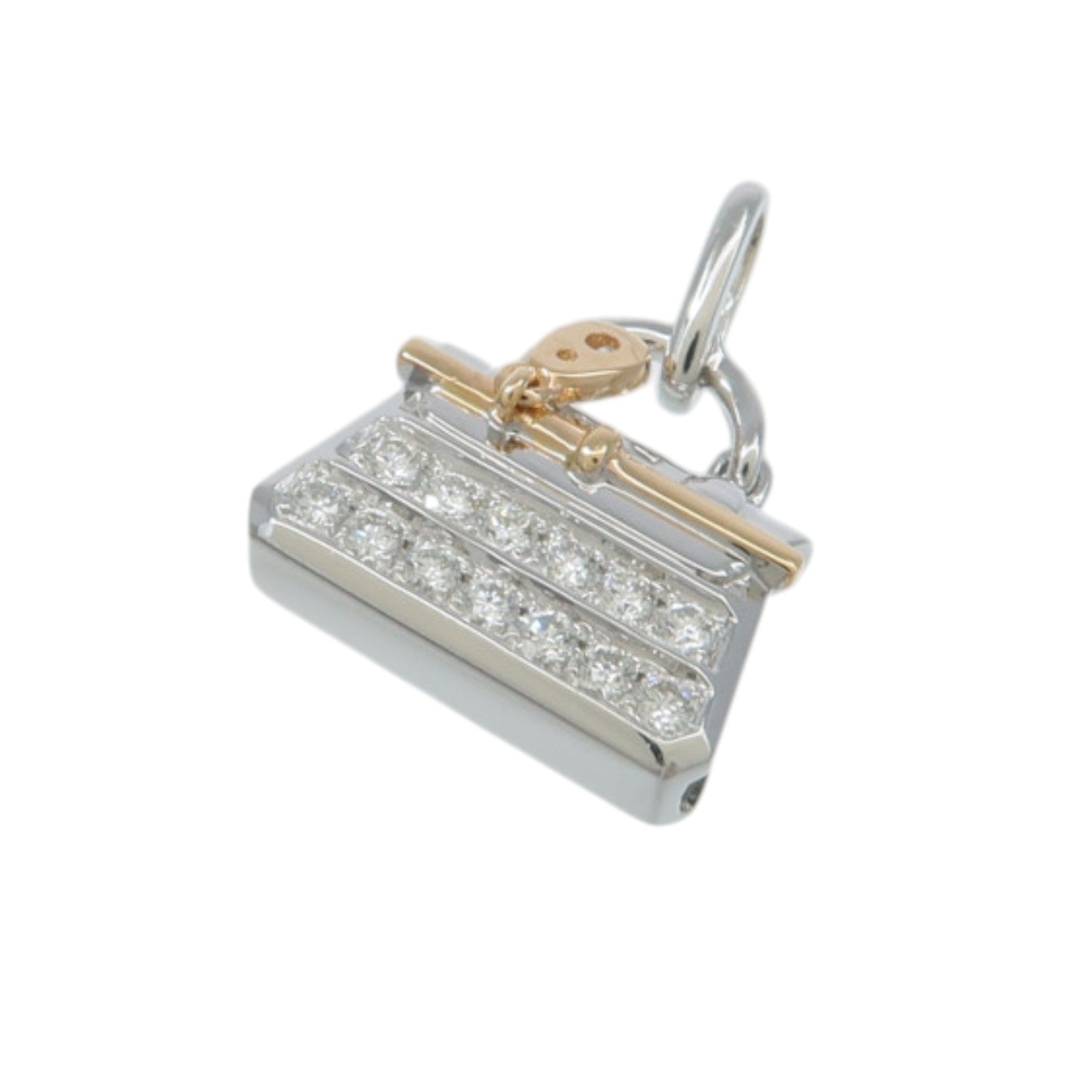 JEWELRY 18K白金/玫瑰金Diamond Pendant鑽石吊墜