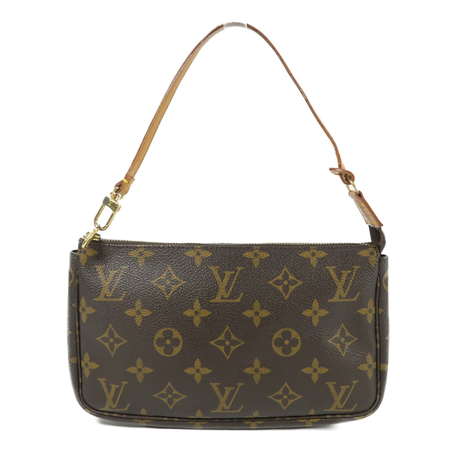 LOUIS VUITTON Monogram Pochette Accessoires金扣手拿包