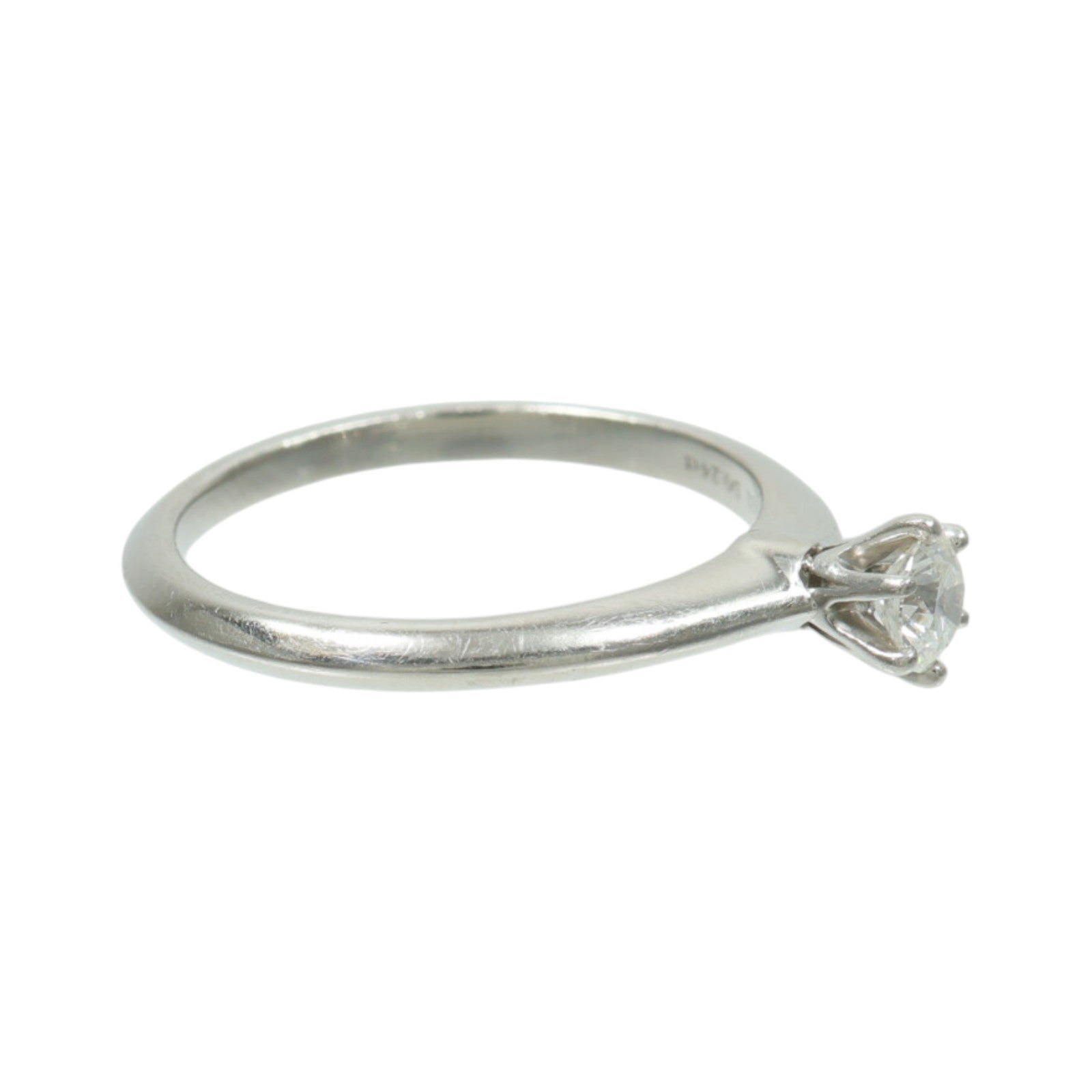 TIFFANY＆CO PT950鉑金TI SPTRD鑽石戒指
