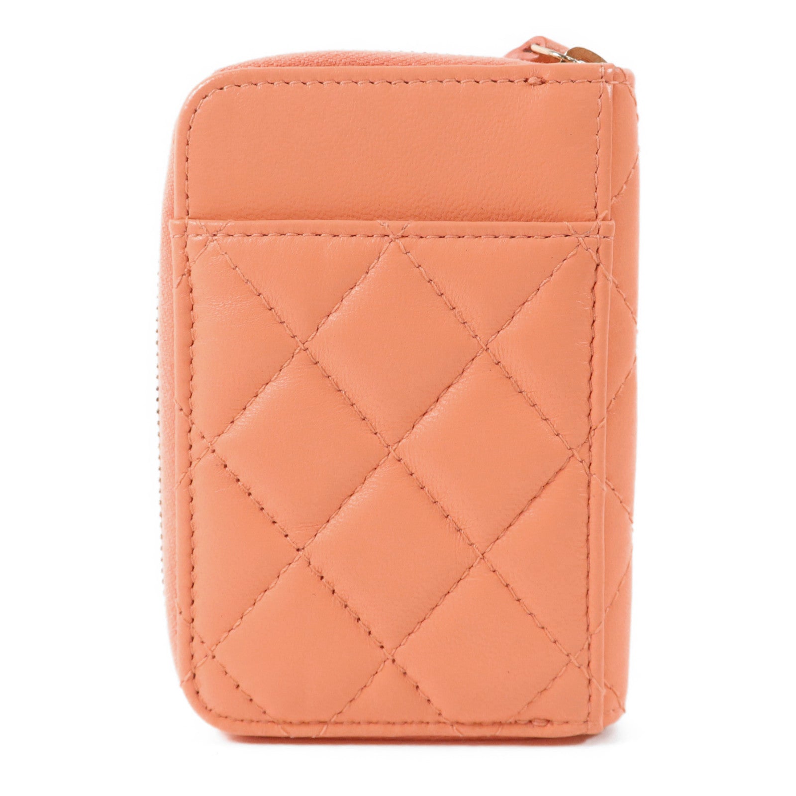 CHANEL 羊皮皮革Card Case金扣卡片套