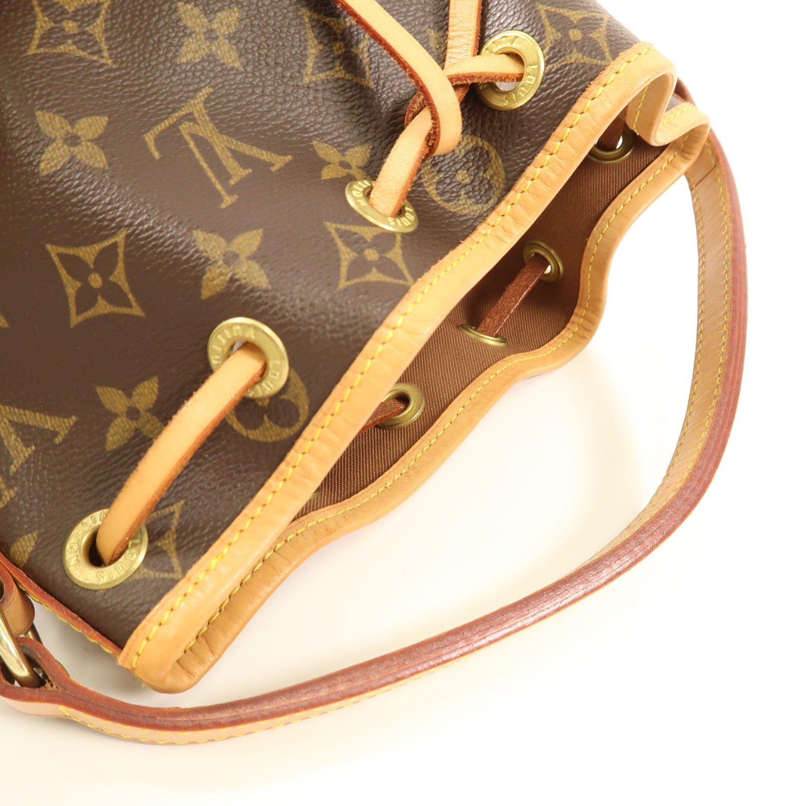 LOUIS VUITTON Monogram Mini Noe金扣肩背袋