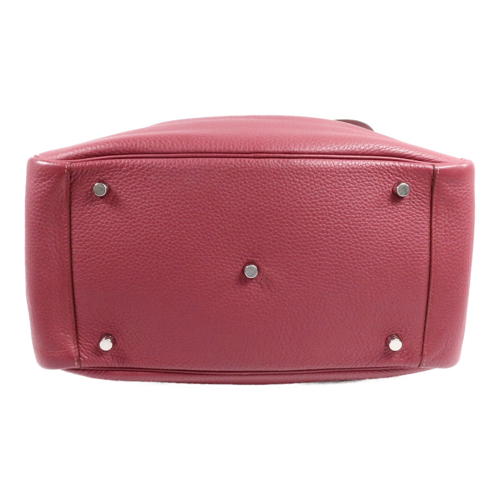 HERMES Clemence皮革Lindy 34手挽肩背兩用袋Rubis