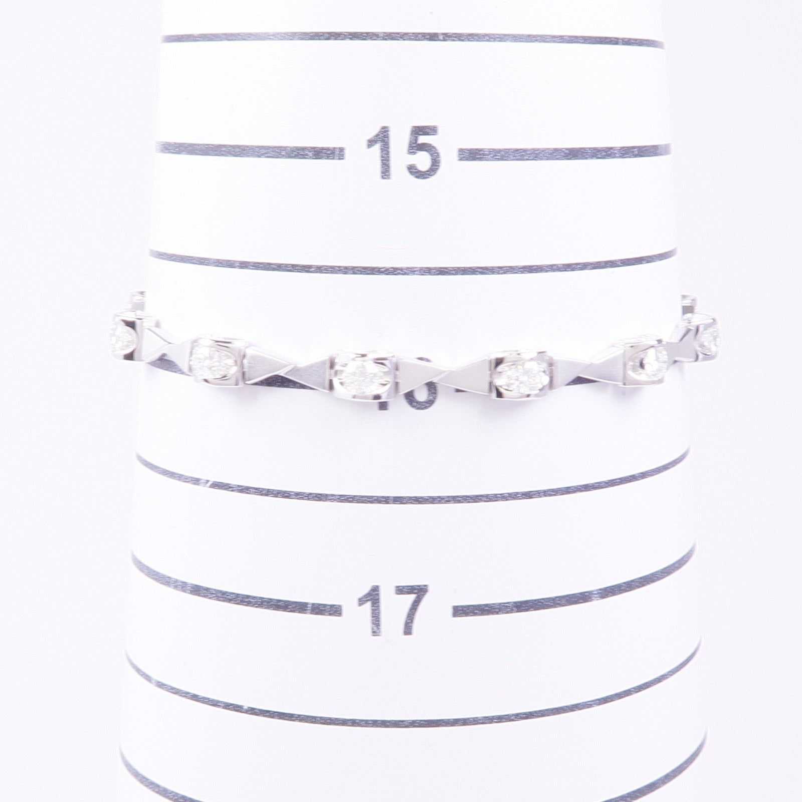 JEWELRY Diamond Bracelet 18K White Gold