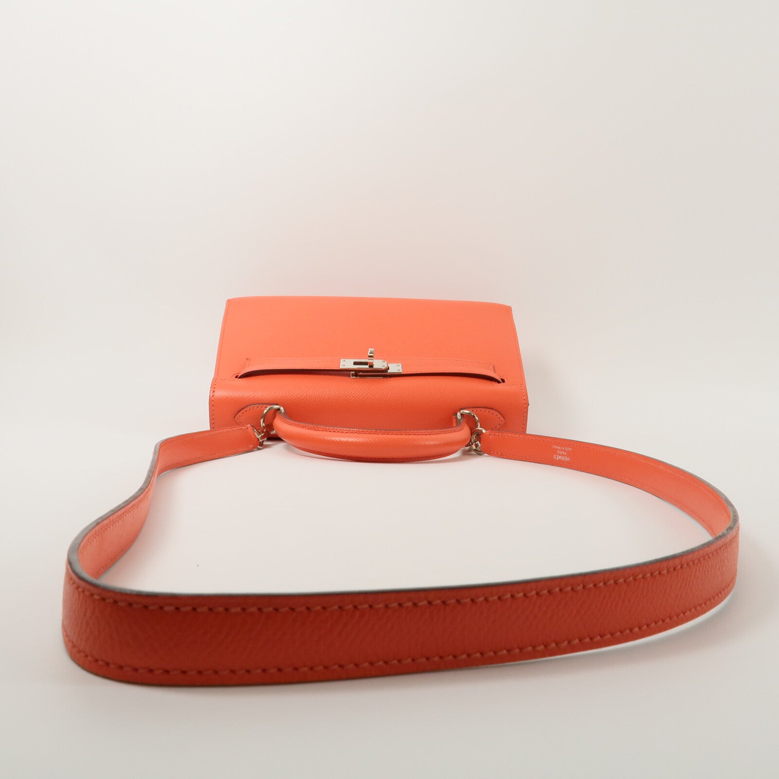 HERMES Epsom皮革Kelly 25手挽肩背兩用袋Rose Jaipur