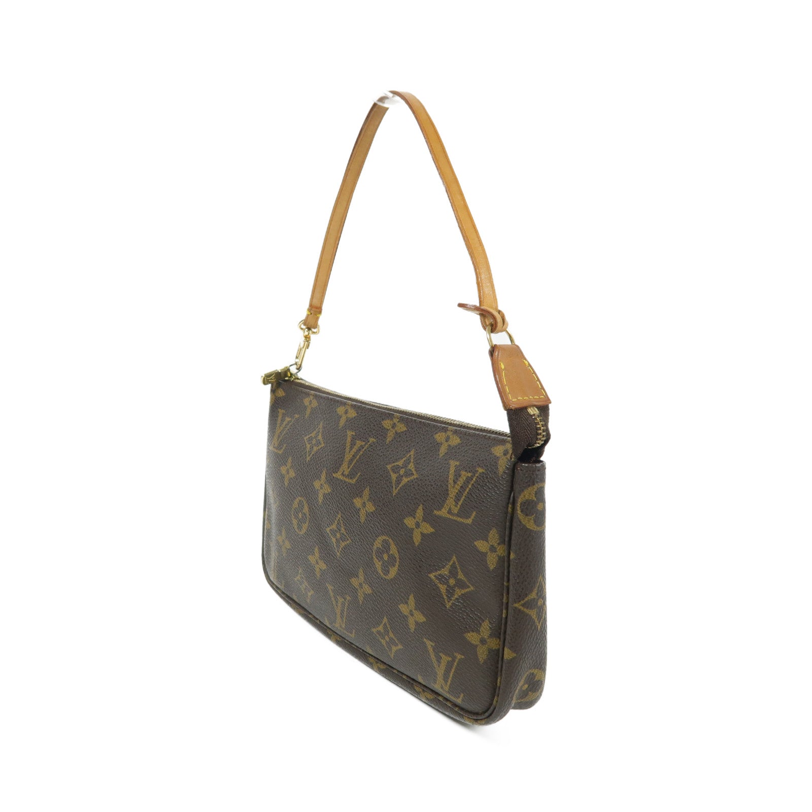 LOUIS VUITTON Monogram Pochette Accessoires金扣手拿包