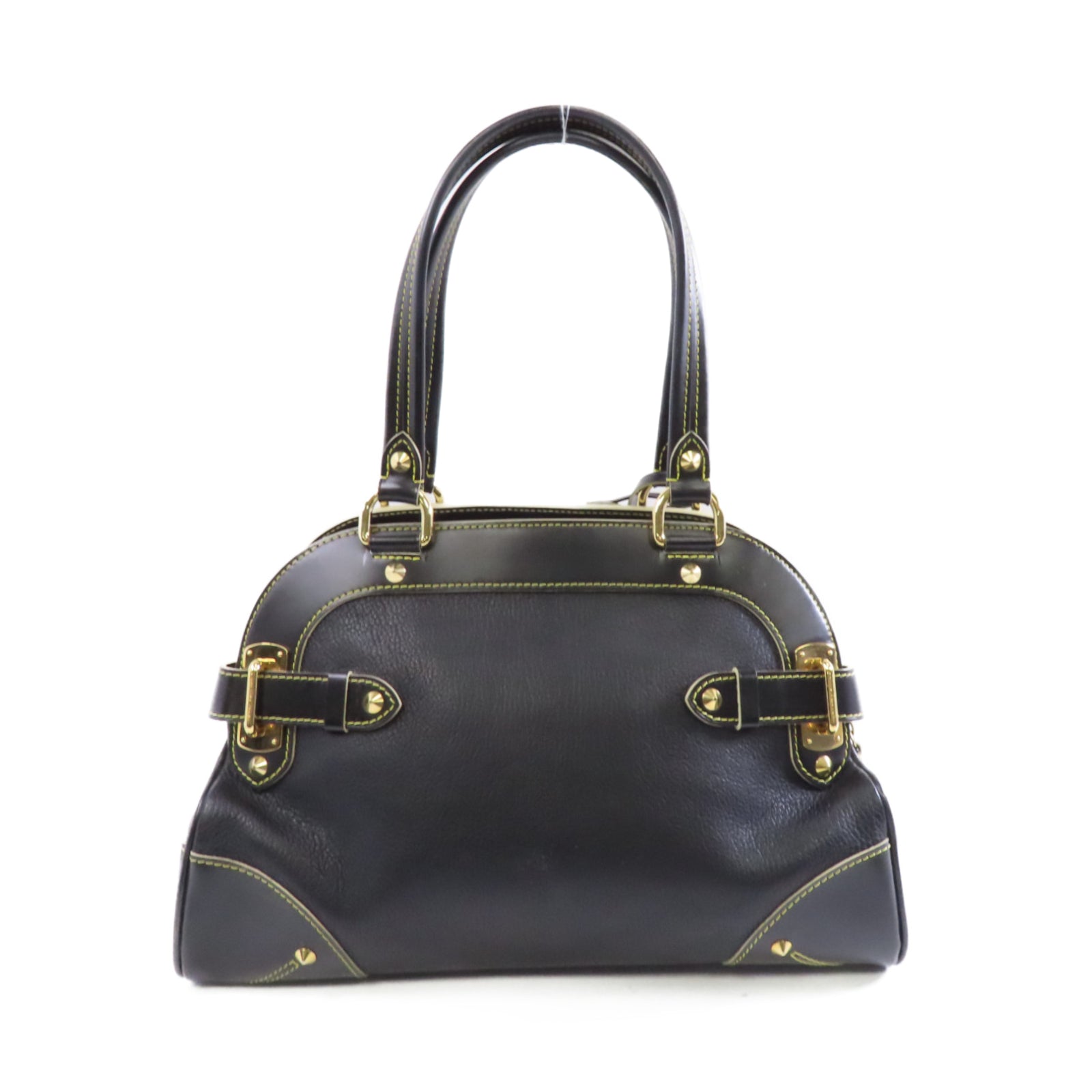 LOUIS VUITTON Suhari皮革Le Radieux金扣手挽袋黑色