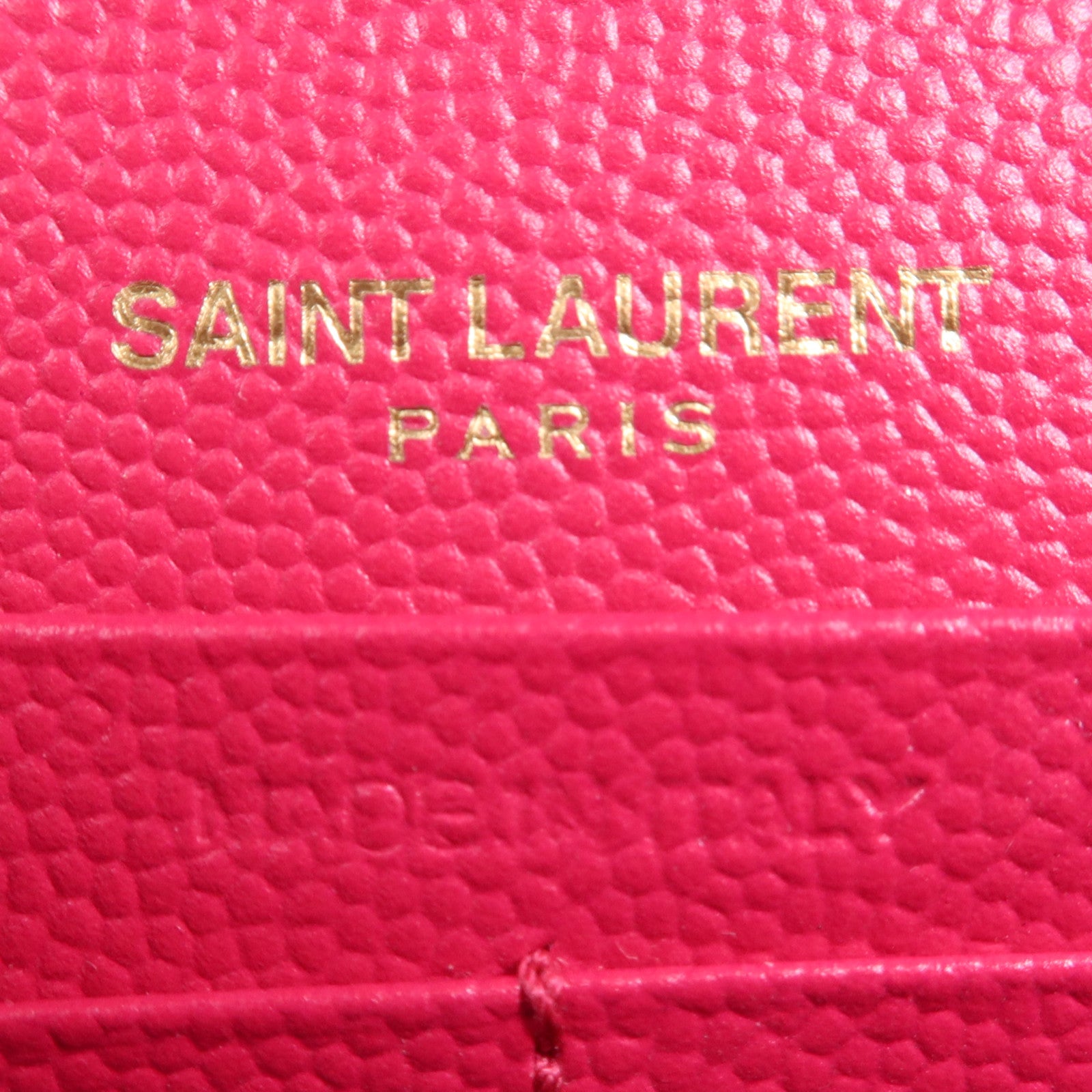 SAINT LAURENT 牛皮皮革Chain Shoulder金扣鏈帶肩背袋