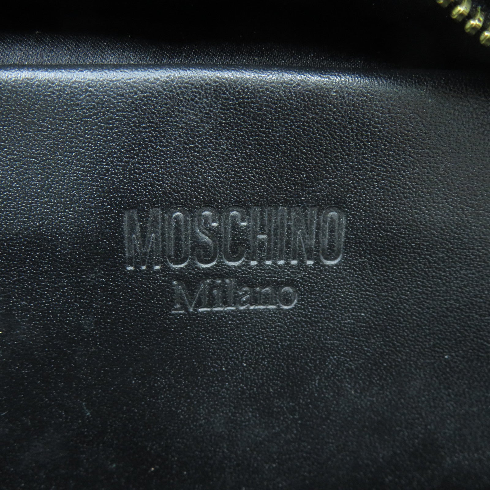 MOSCHINO 【激減優惠】菱格帆布Backpack金扣背包黑色