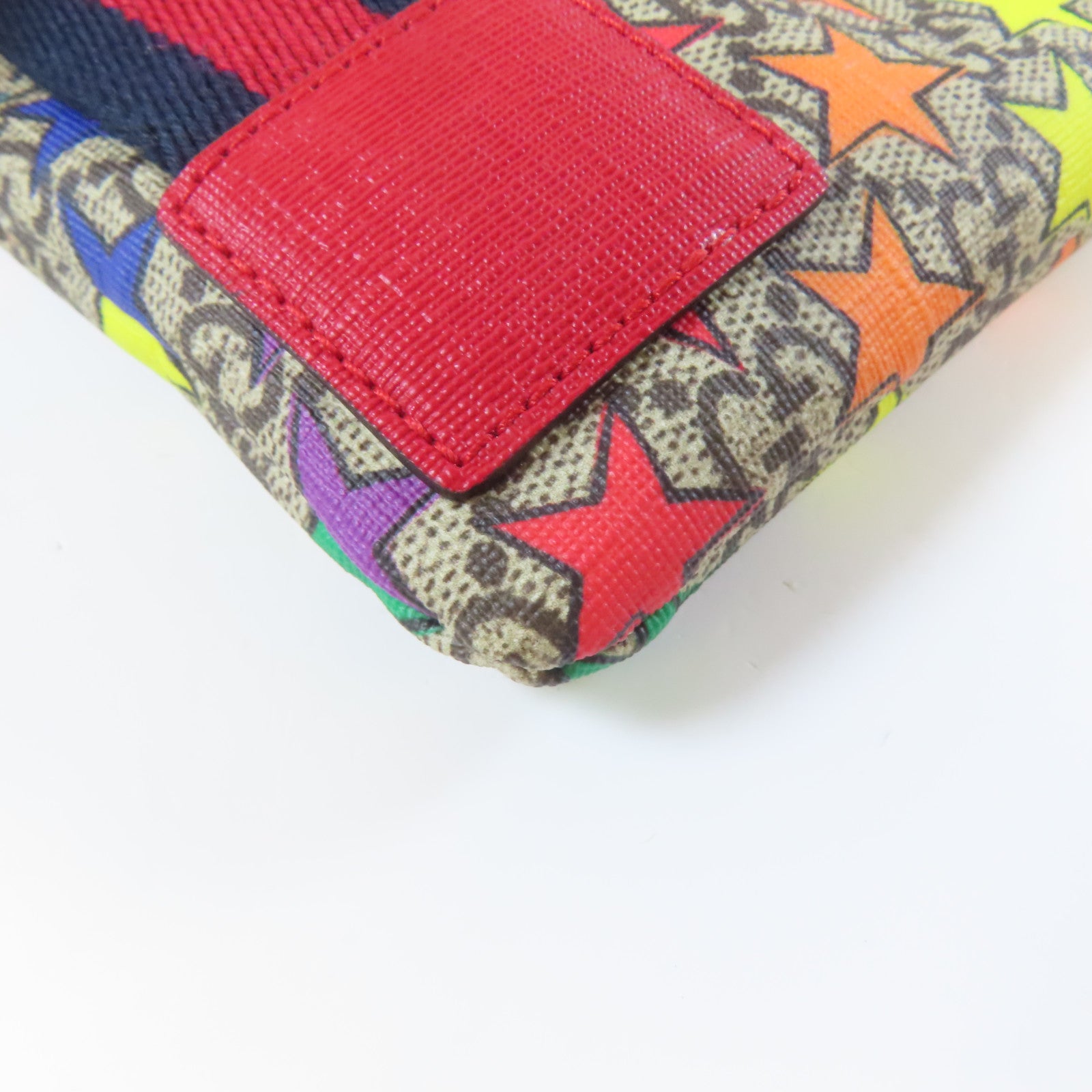 GUCCI 塗層帆布GG Supreme Rainbow Star Backpack背包彩色