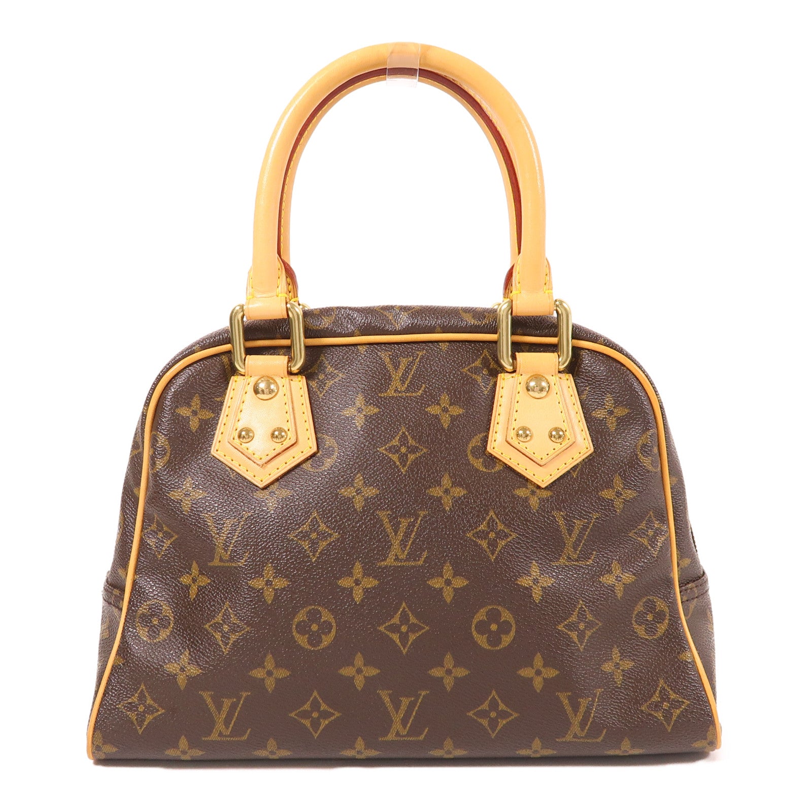 LOUIS VUITTON Monogram Manhattan PM手挽袋棕色