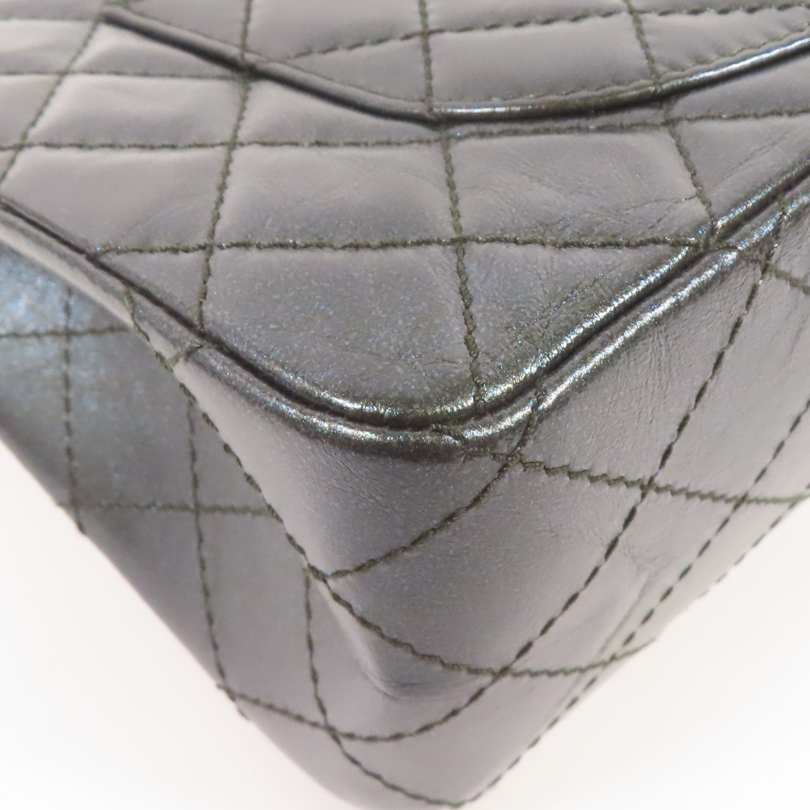 CHANEL 牛皮皮革2.55金扣鏈帶肩背袋