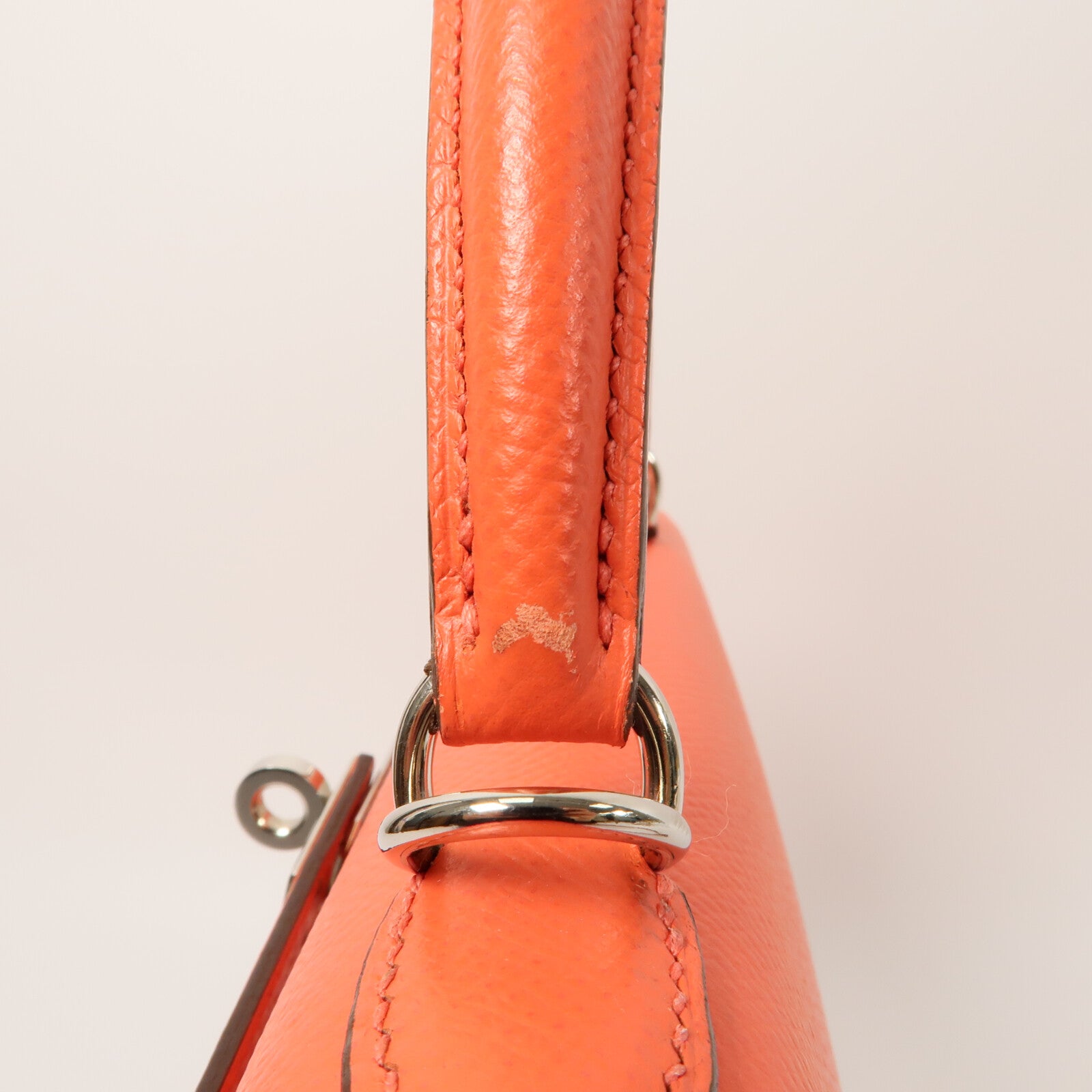 HERMES Epsom皮革Kelly 25手挽肩背兩用袋Rose Jaipur