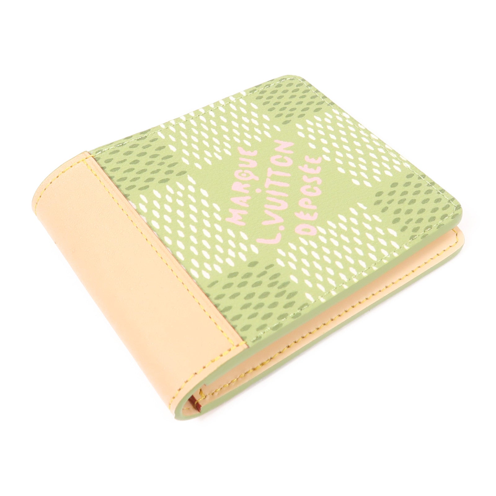 LOUIS VUITTON LV Slender Wallet N40636 Damier Golf Green