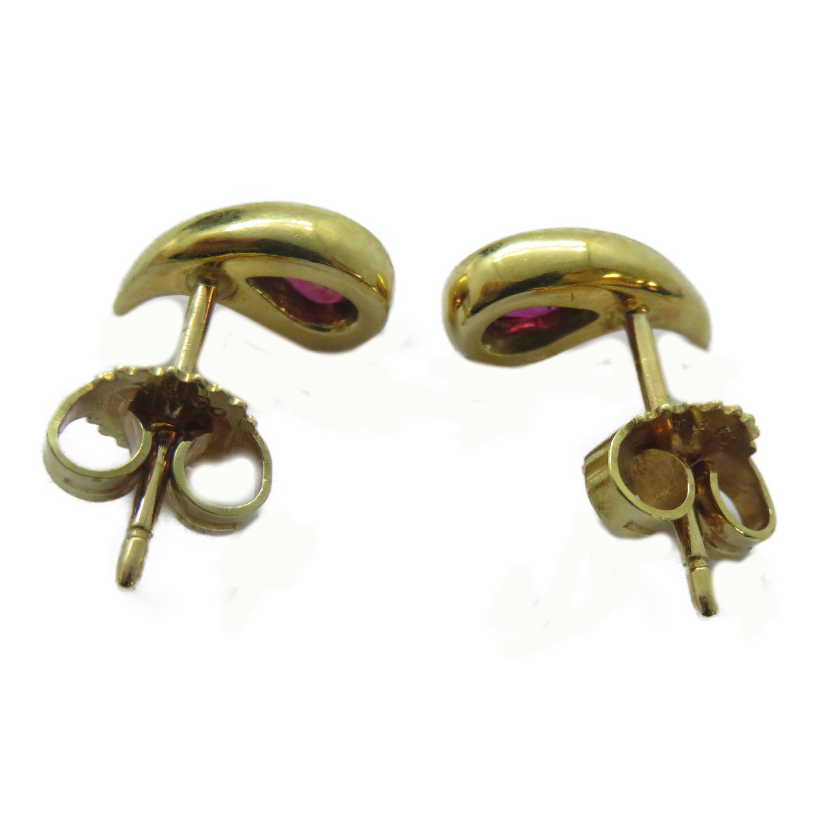 TIFFANY＆CO 18K金Ruby Earrings耳環