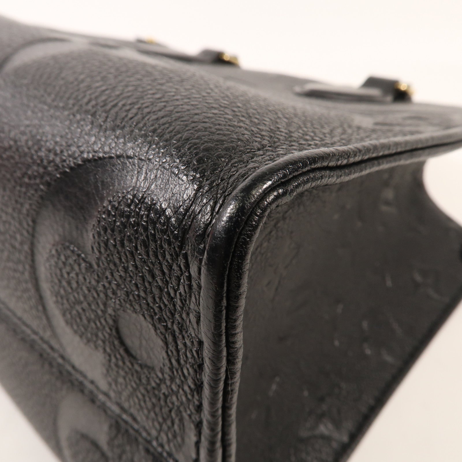 LOUIS VUITTON Monogram Empreinte On The Go PM金扣手挽肩背兩用袋