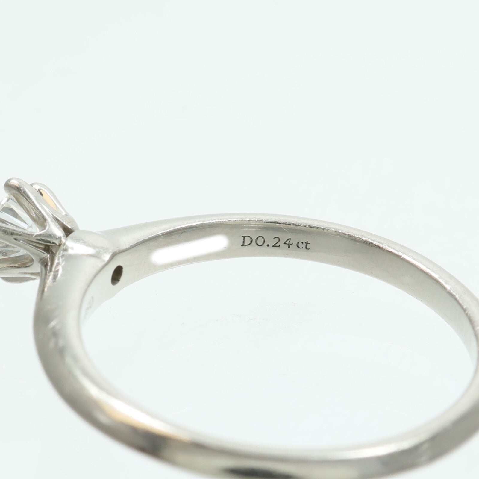 TIFFANY＆CO PT950鉑金TI SPTRD鑽石戒指