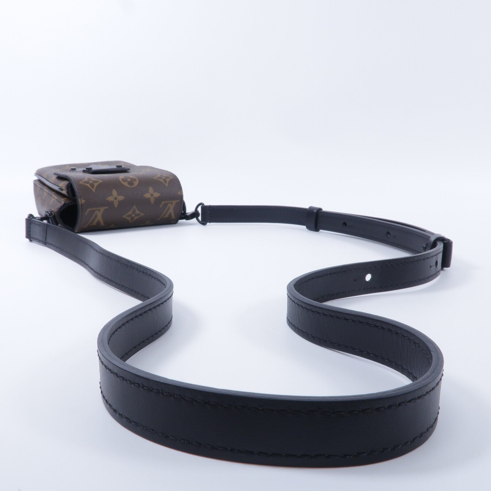 LOUIS VUITTON Monogram Macassar S-Lock肩背袋