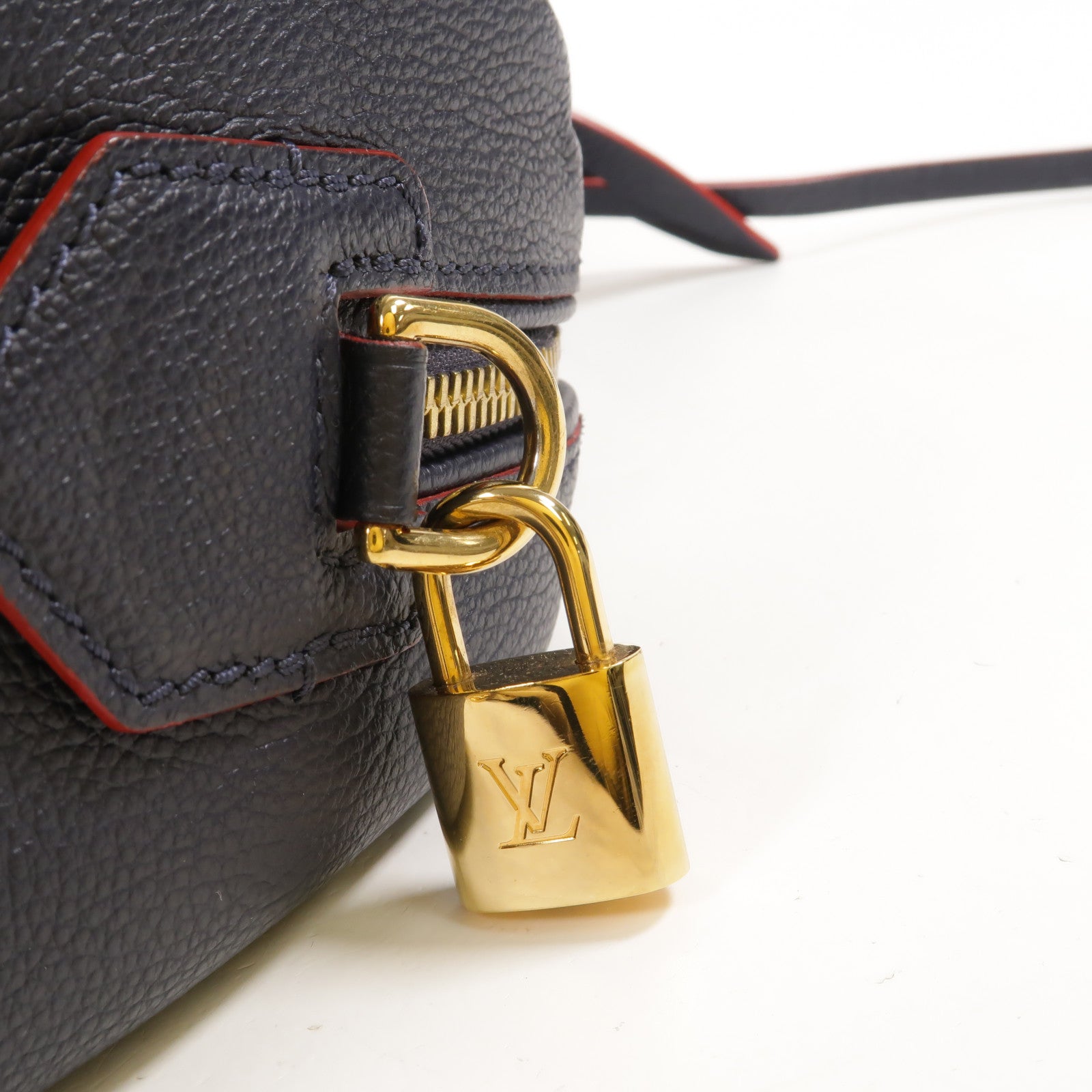 LOUIS VUITTON Monogram Empreinte Speedy Bandouliere 25金扣手挽肩背兩用袋