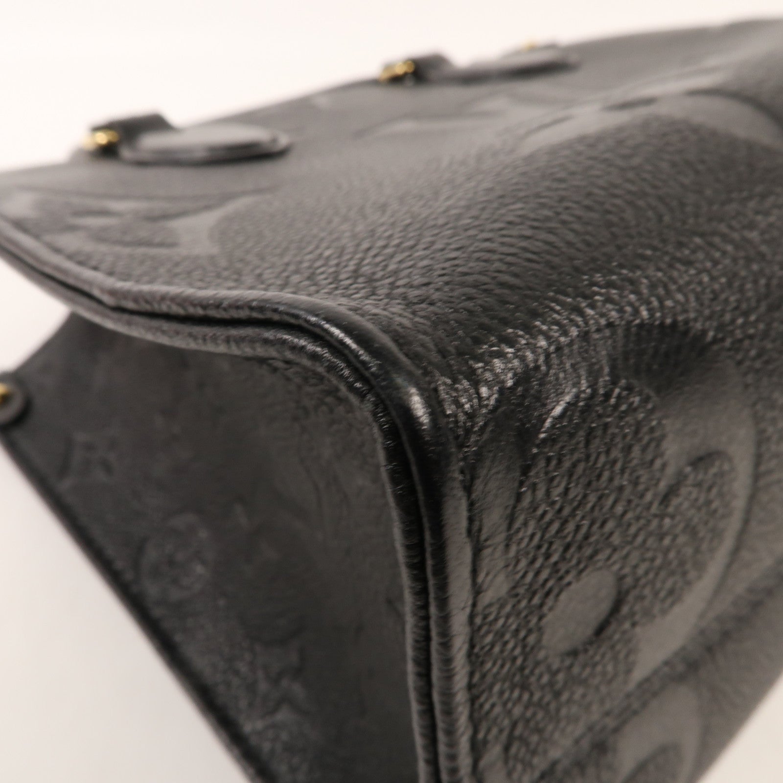 LOUIS VUITTON Monogram Empreinte On The Go PM金扣手挽肩背兩用袋